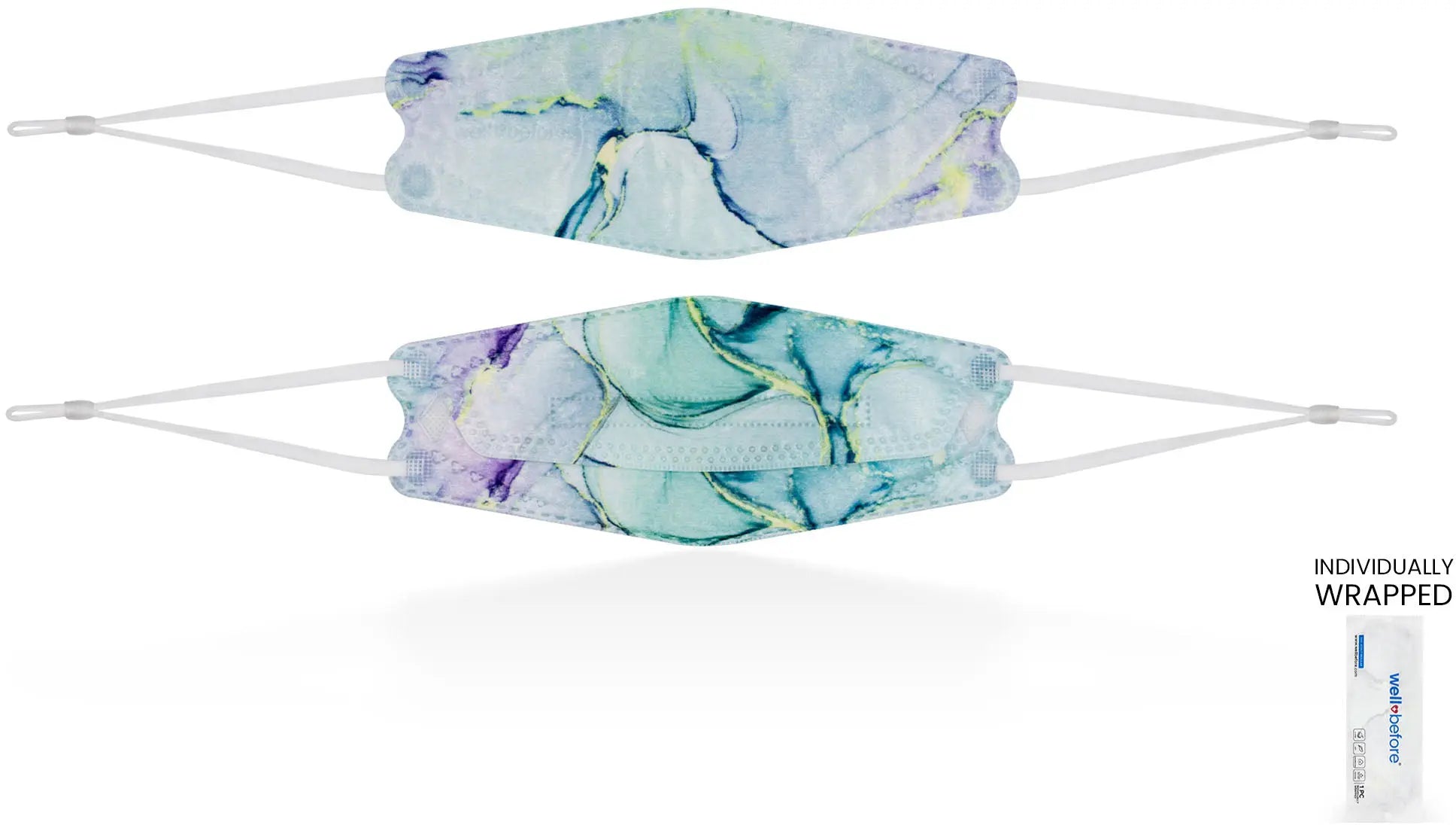 KN95 Face Mask | Individually Wrapped, Elastic Ear Loops - Bag of 10