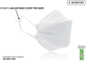 KN95 Face Mask | Individually Wrapped, Elastic Ear Loops - Bag of 10