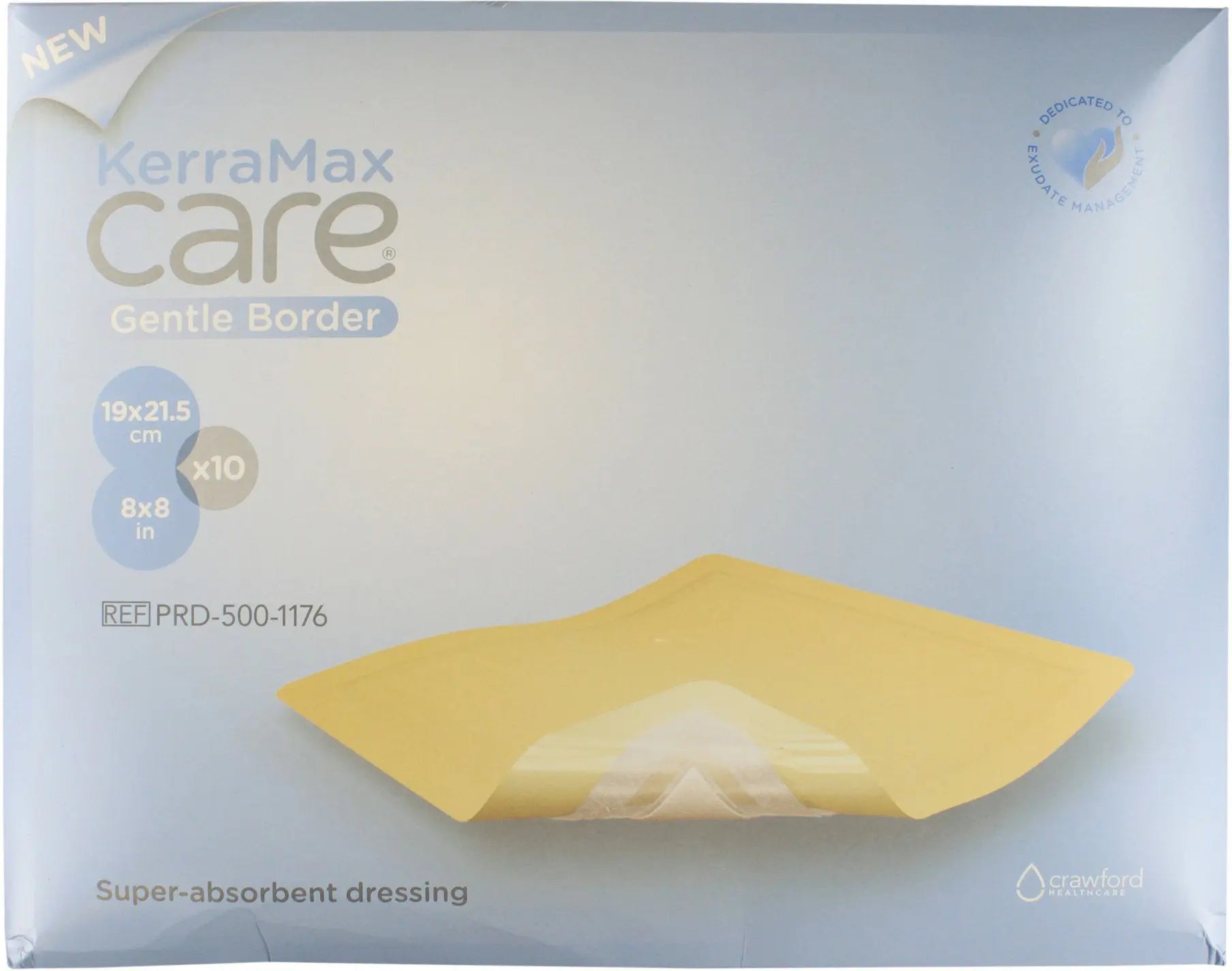 KerraMax Care Gentle Border Super Absorbent Dressing