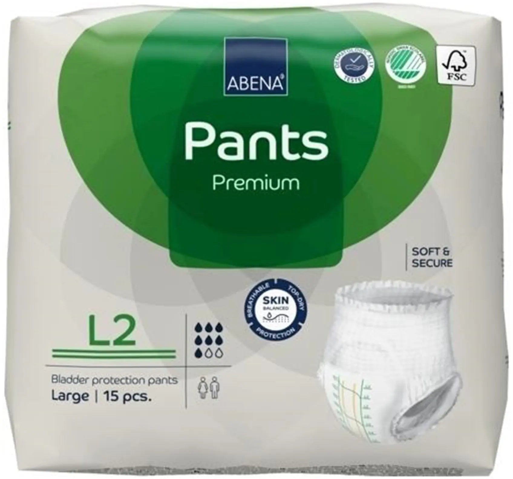 Abena Premium Pants L2 Unisex Adult Absorbent Underwear