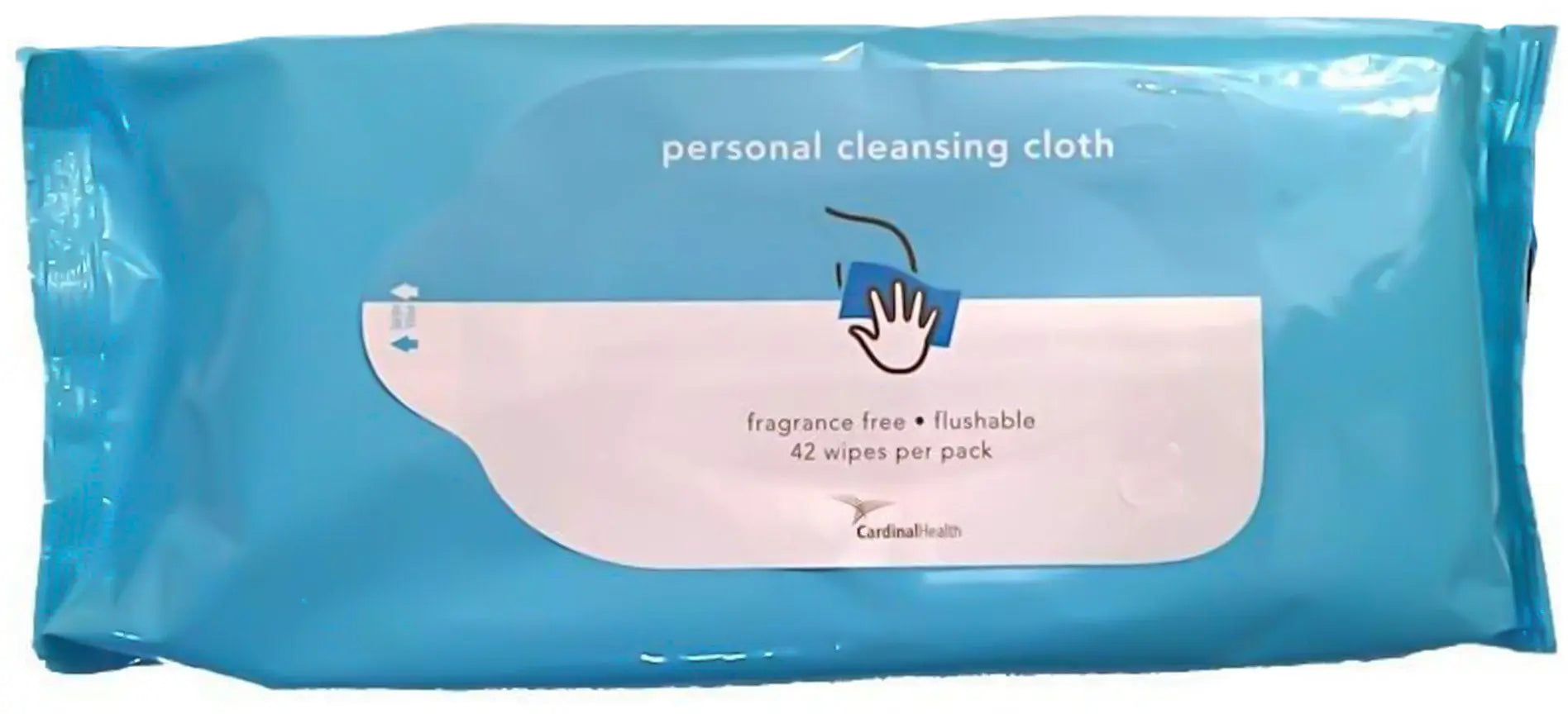 Cardinal Health Rinse-Free Personal Wipe