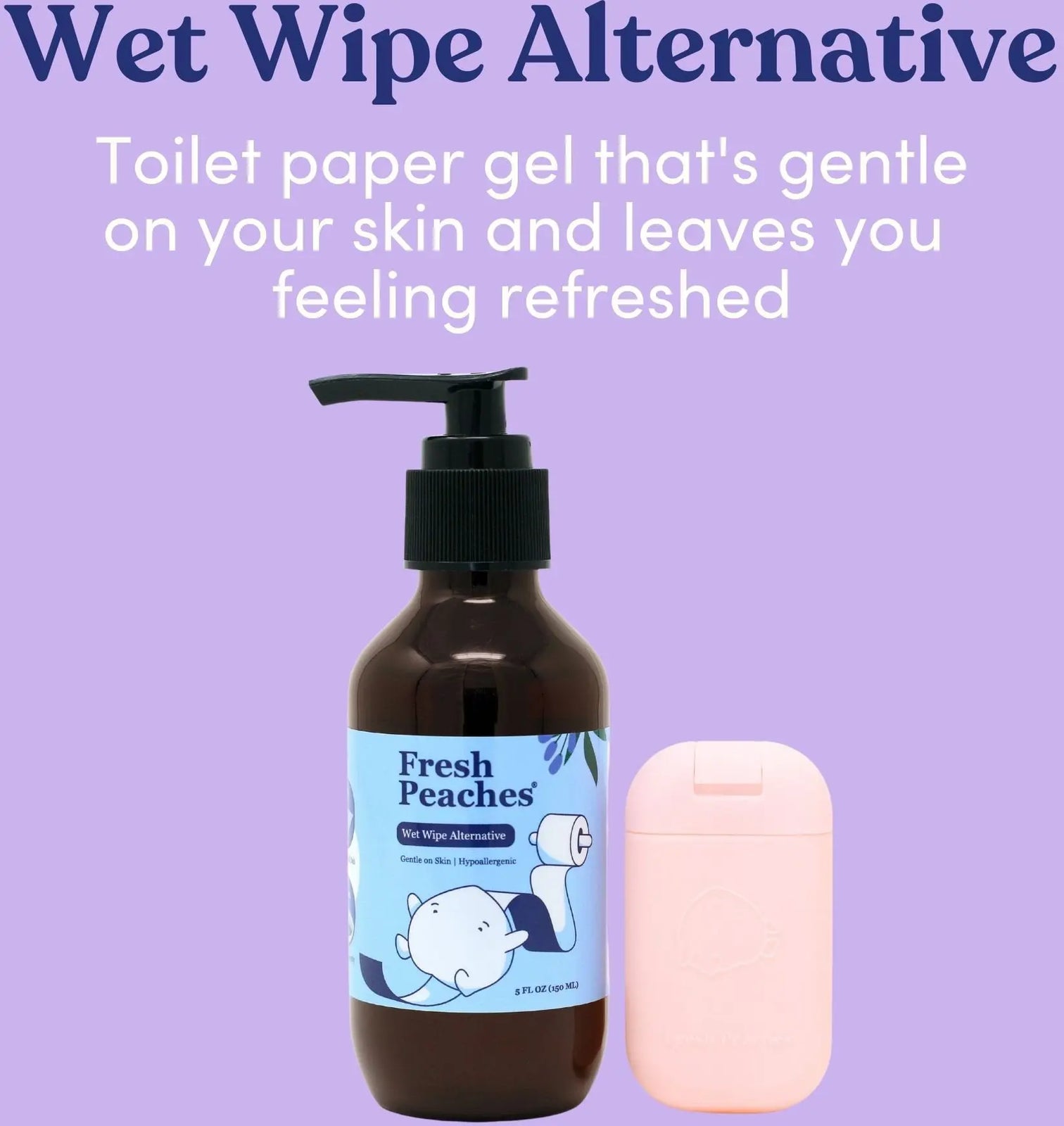 Fresh Peaches Toilet Paper Gel Starter Set