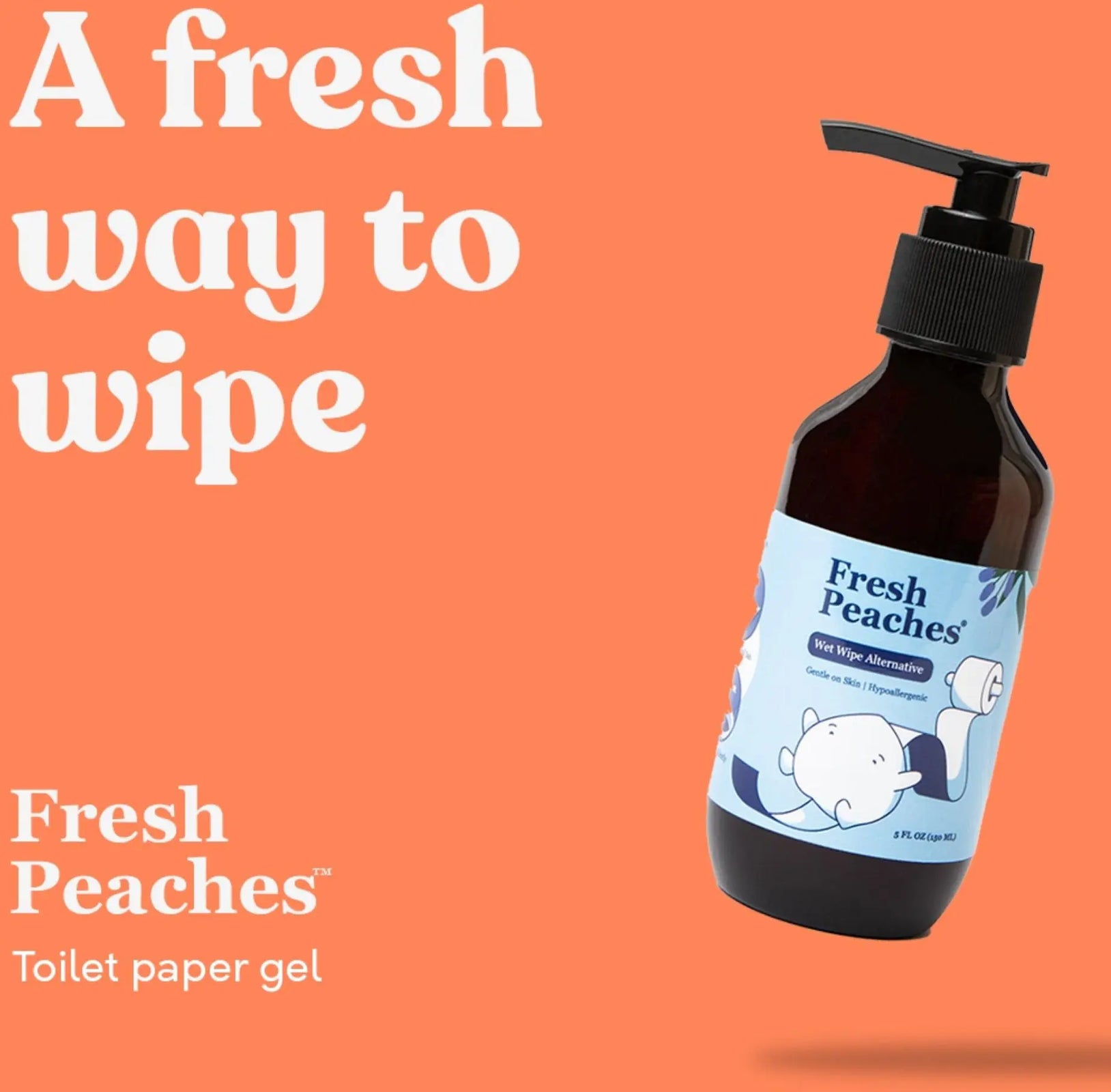 Fresh Peaches Toilet Paper Gel Starter Set