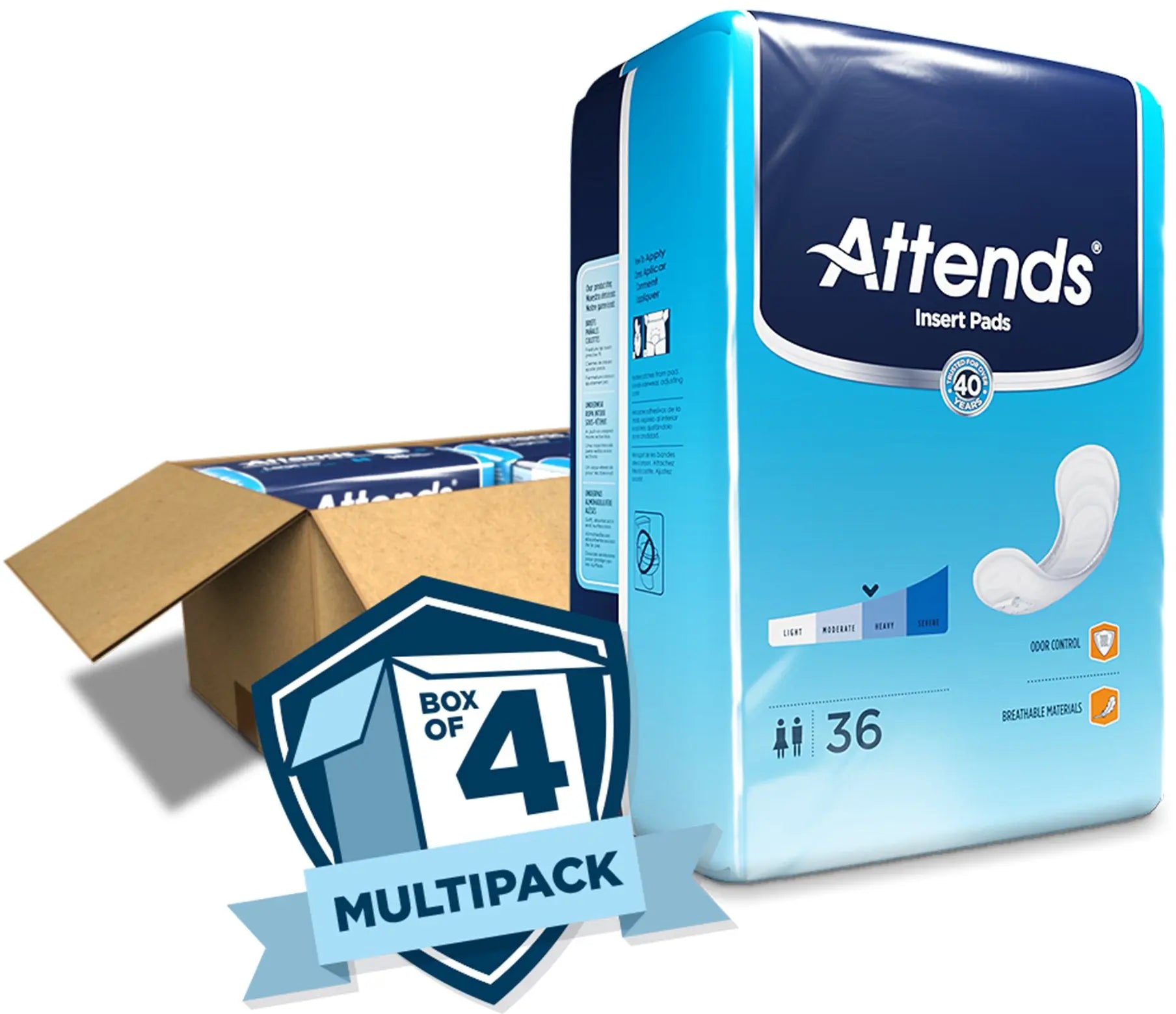 Attends Insert Pad Incontinence Liner