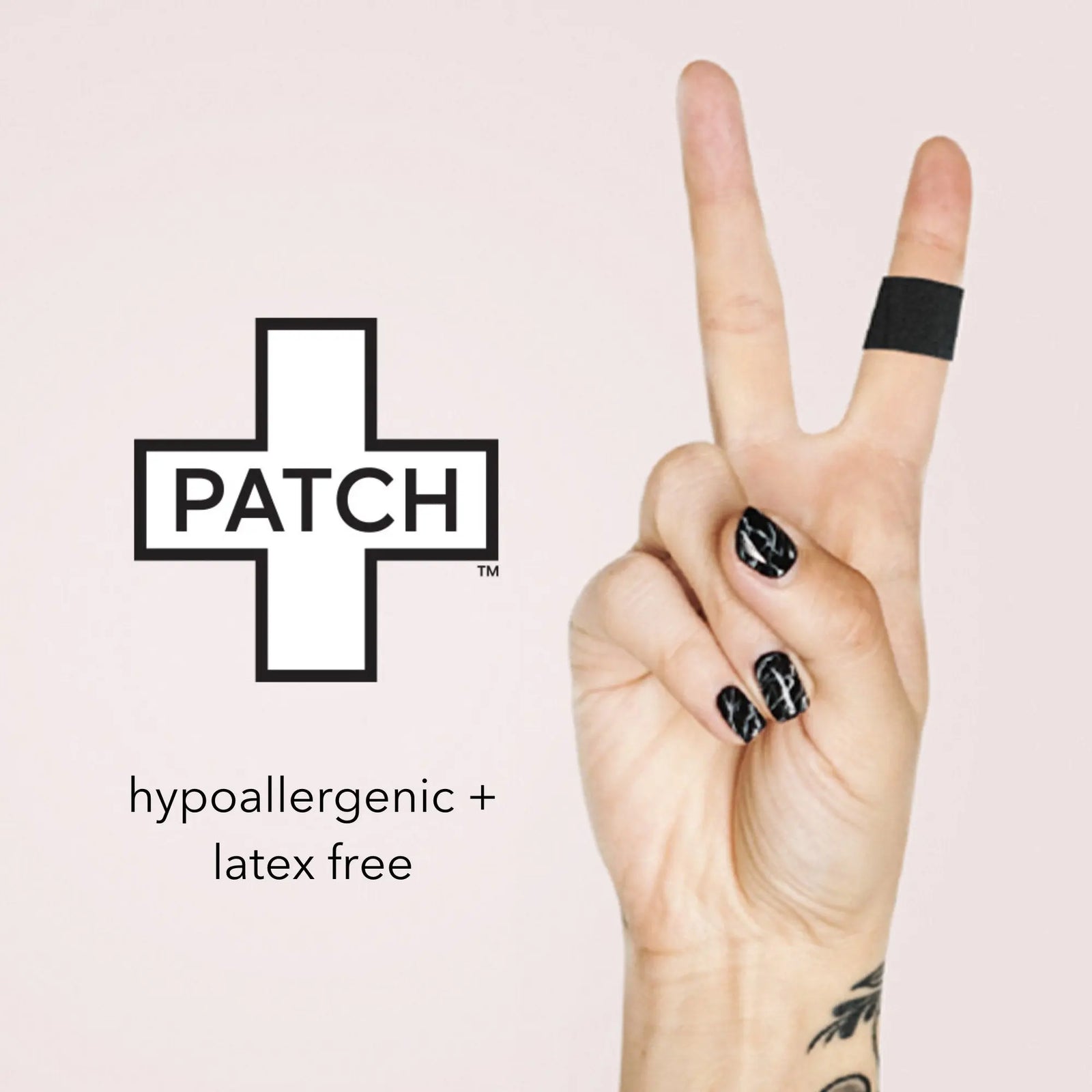 Patch Adhesive Strip With Charcoal