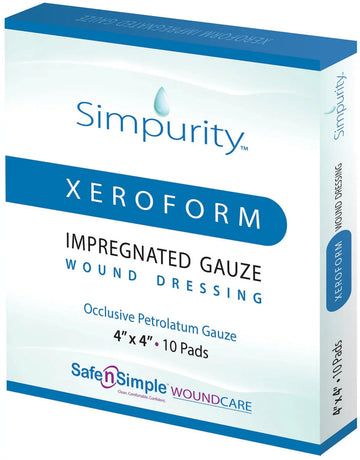 Simpurity Xeroform Petrolatum Impregnated Dressing