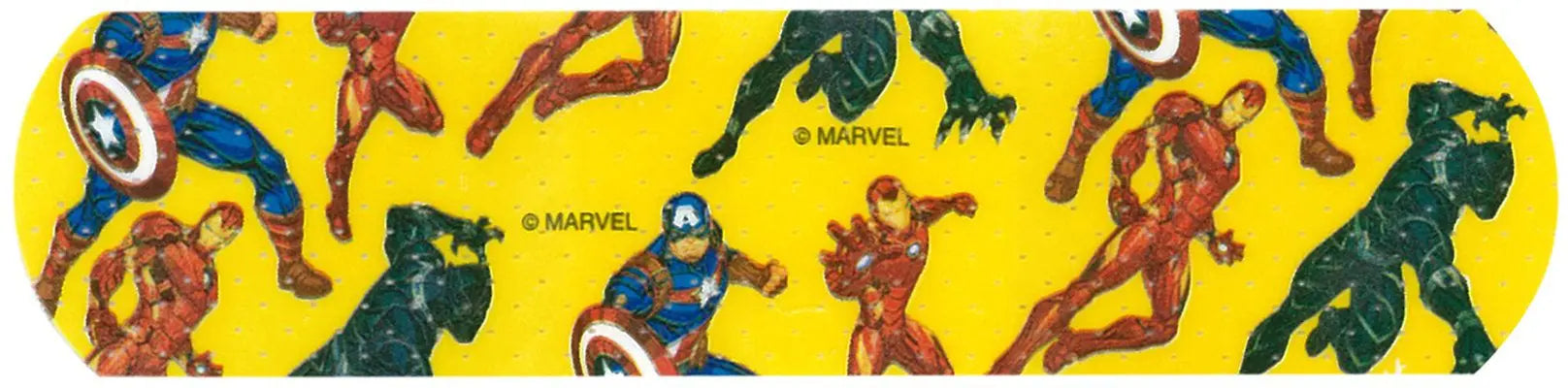 American White Cross Stat Strip Kid Design (Captain America / Iron Man) Adhesive Strip