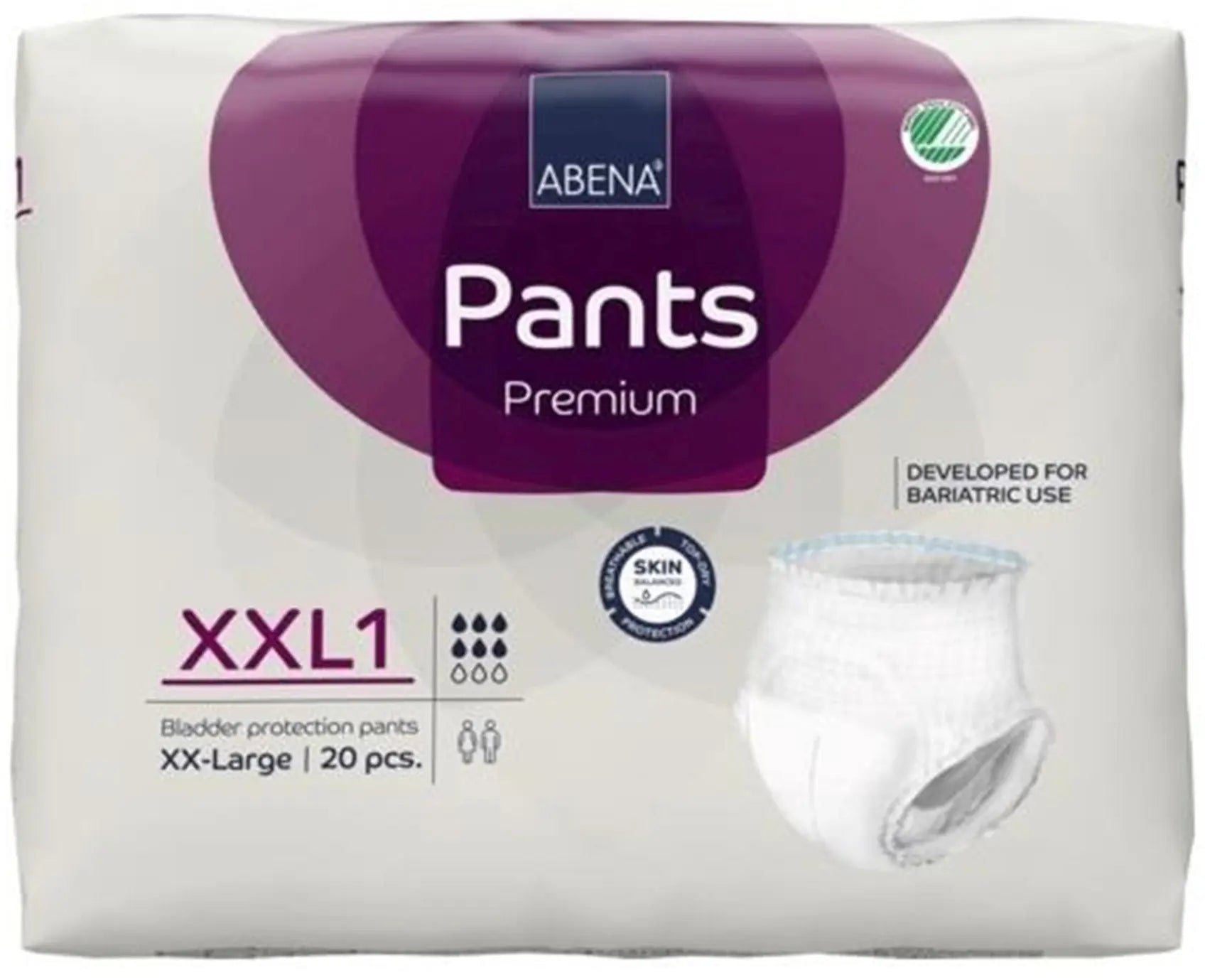Abena Premium Pants XXL1 Unisex Adult Absorbent Underwear