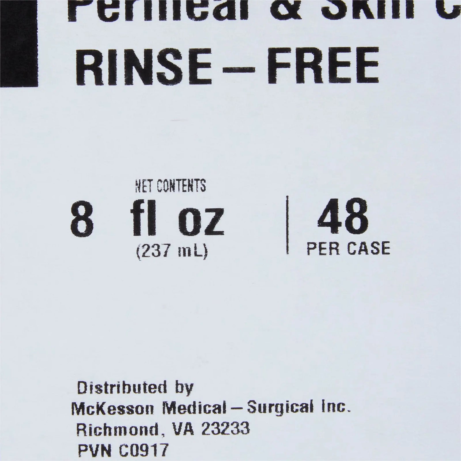 McKesson Rinse-Free Perineal Wash