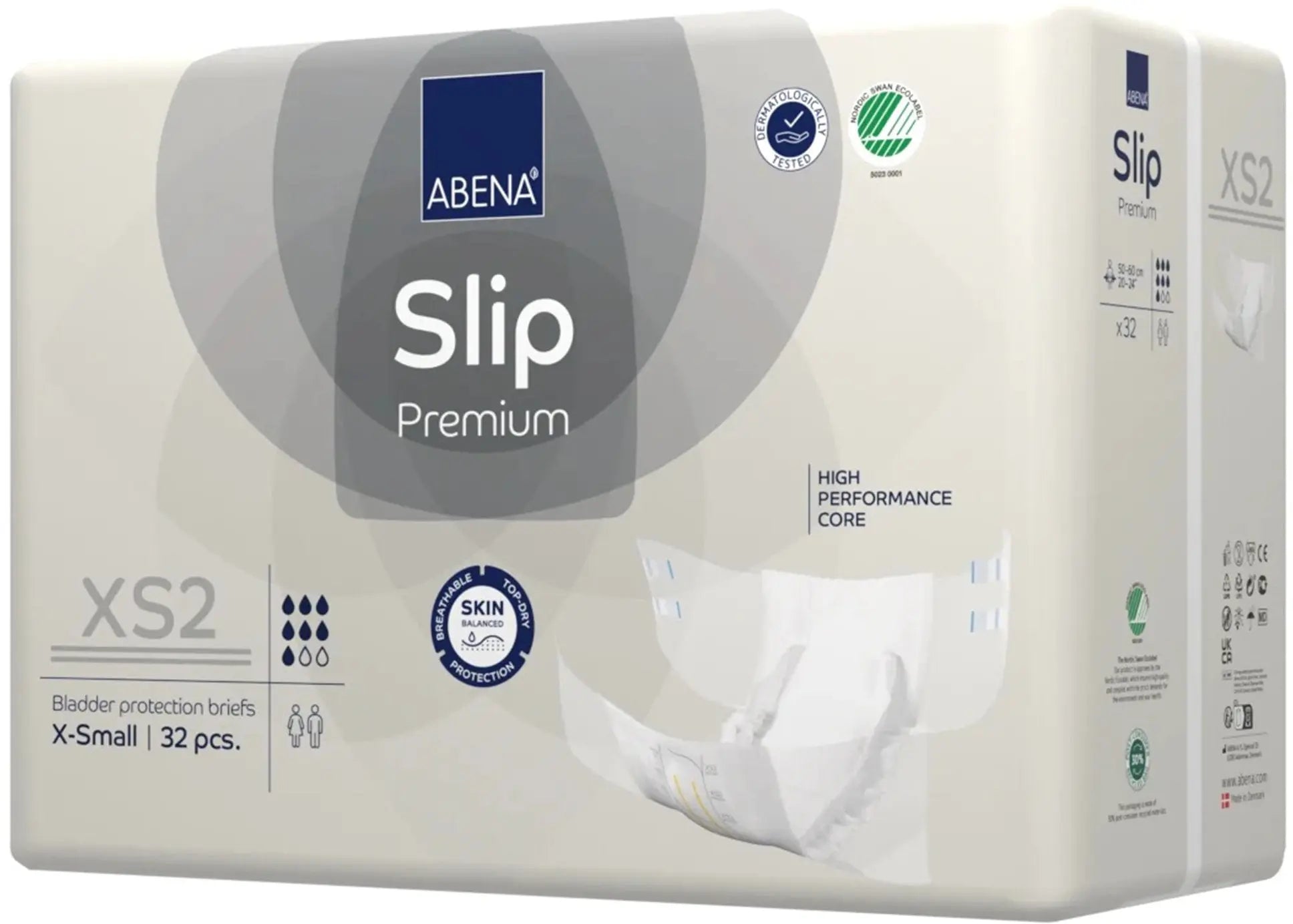 Abena Slip Premium XS2 Unisex Adult Incontinence Brief
