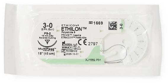 Ethilon Nonabsorbable Suture With Needle