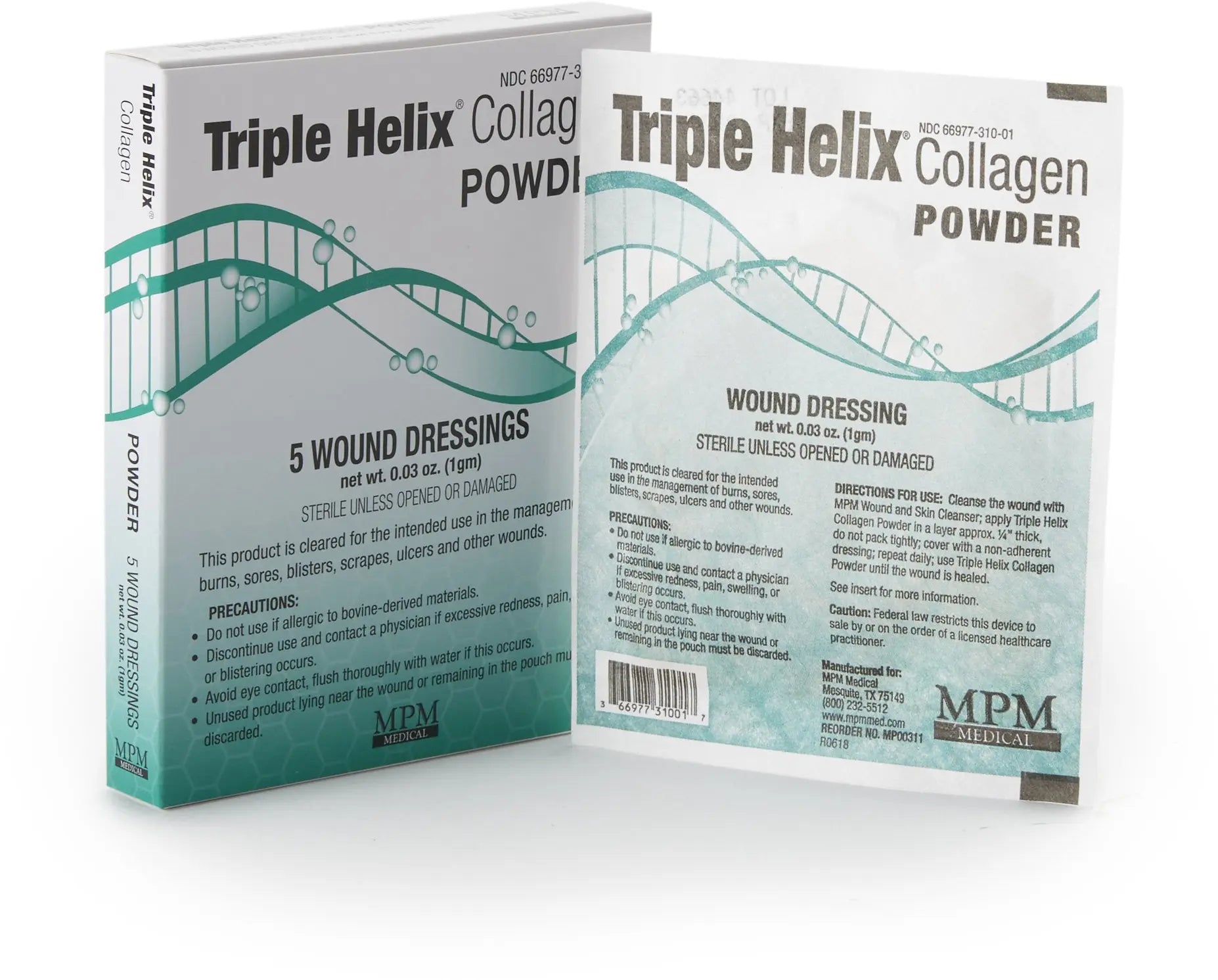 Triple Helix Collagen Powder