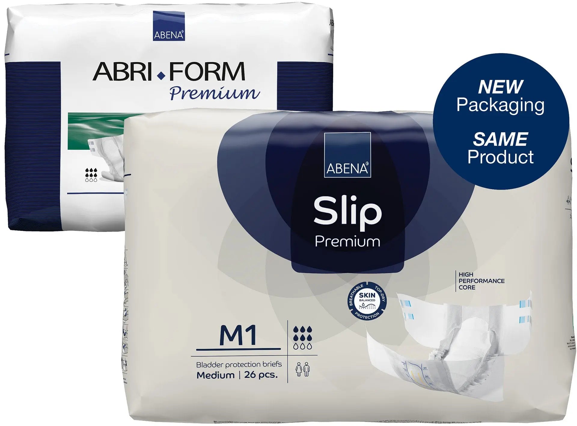 Abena Slip Premium M1 Unisex Adult Incontinence Brief