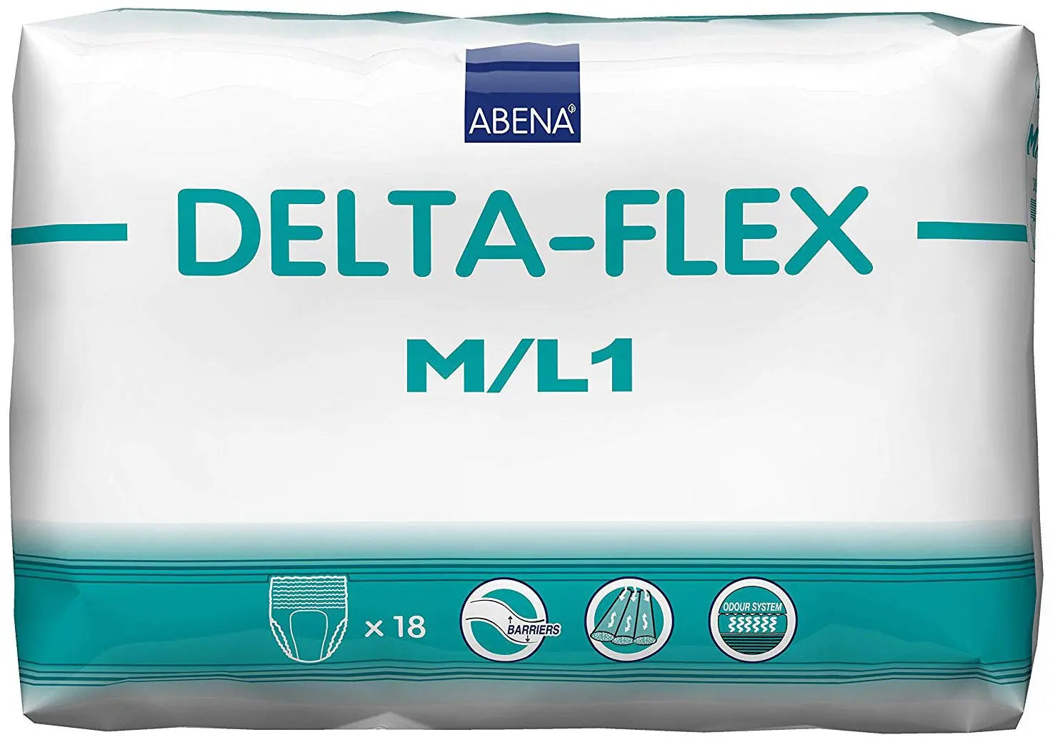 Abena Delta-Flex L1 Unisex Adult Absorbent Underwear