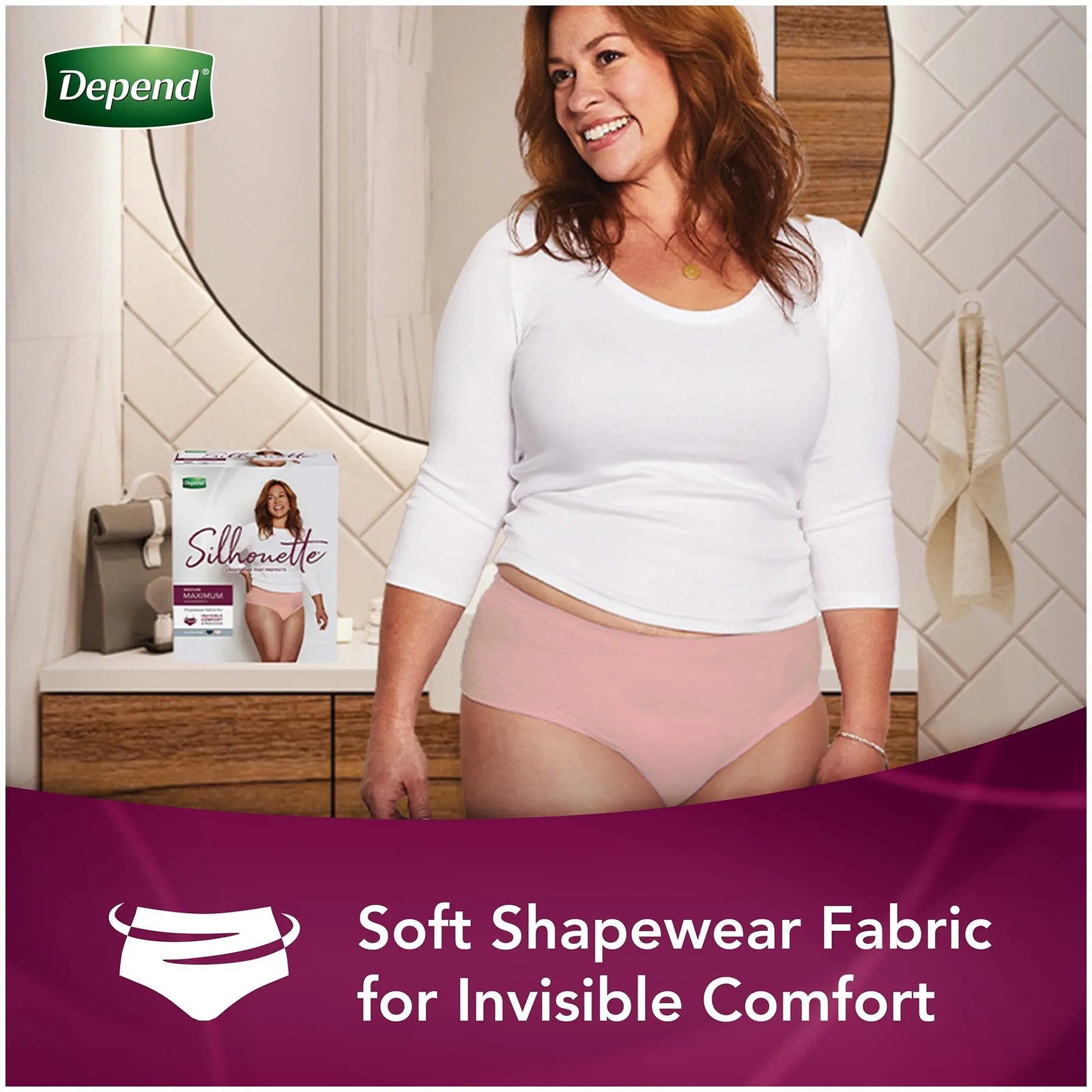 Depend Silhouette Female Adult Absorbent Underwear
