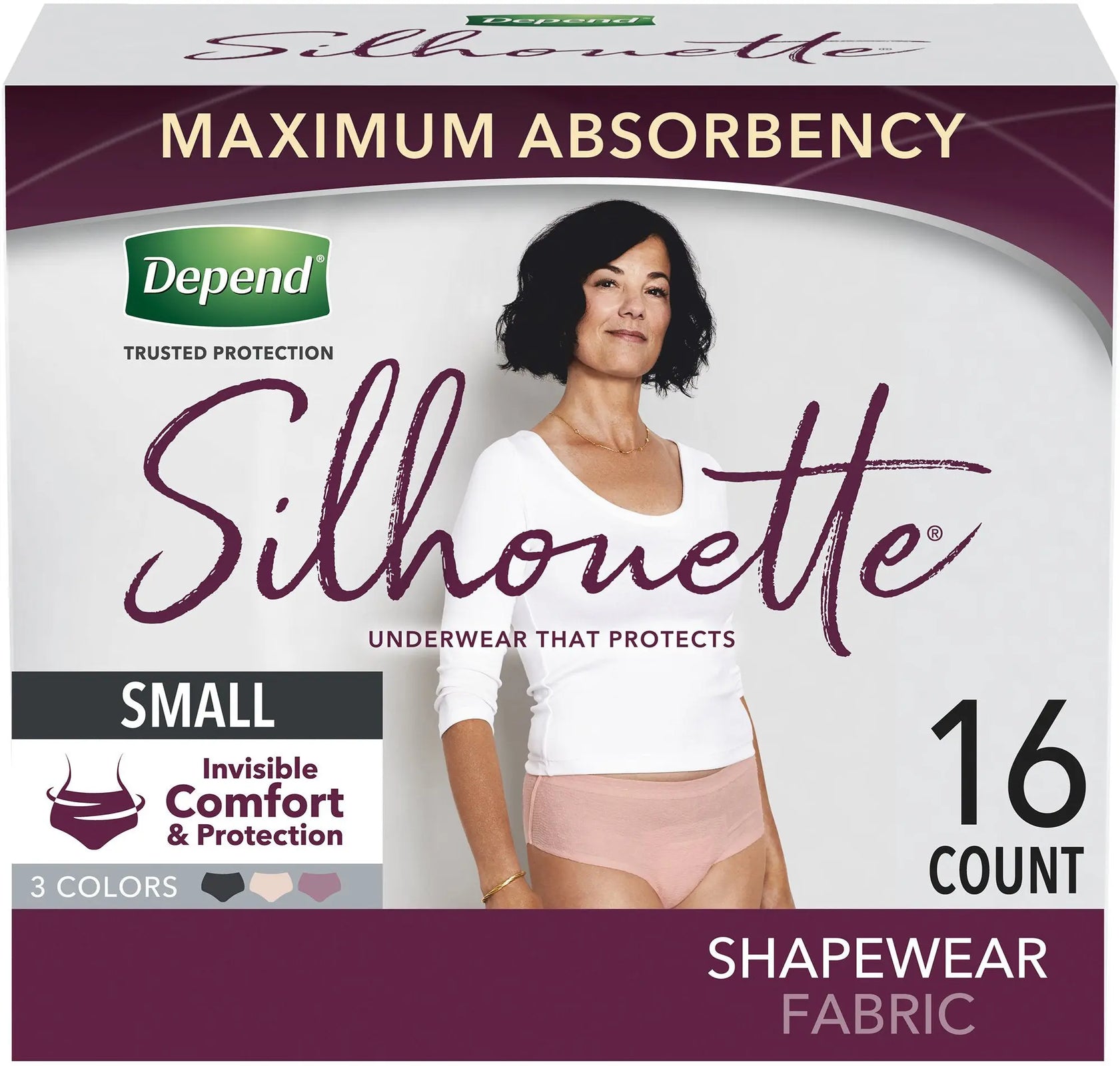 Depend Silhouette Female Adult Absorbent Underwear