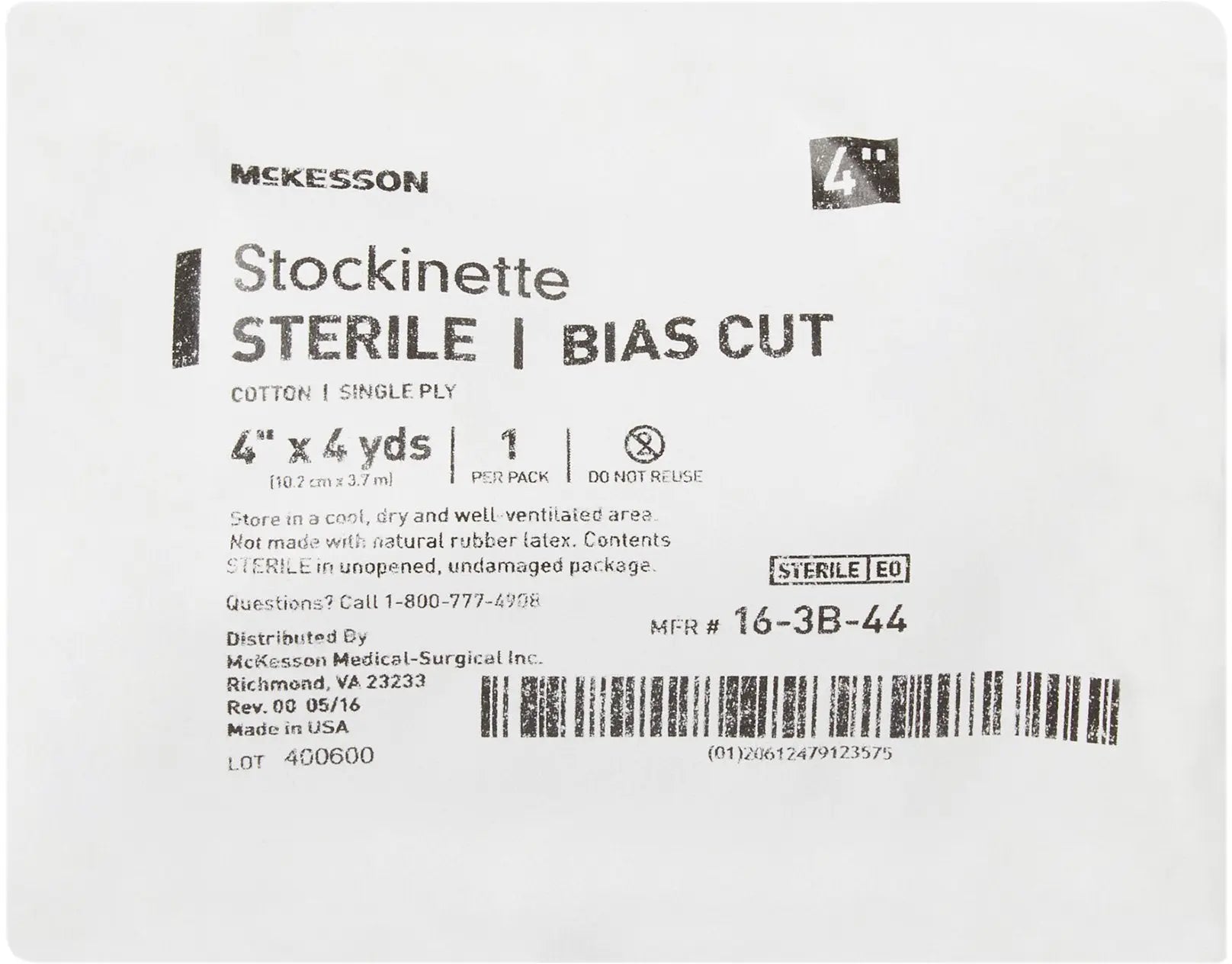 McKesson Bias Cut Stockinette