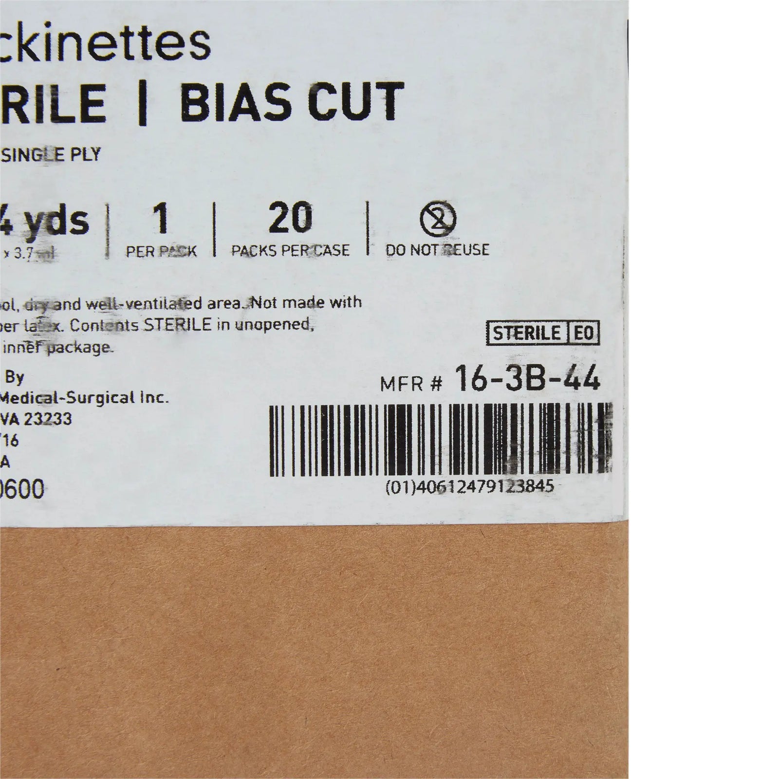 McKesson Bias Cut Stockinette