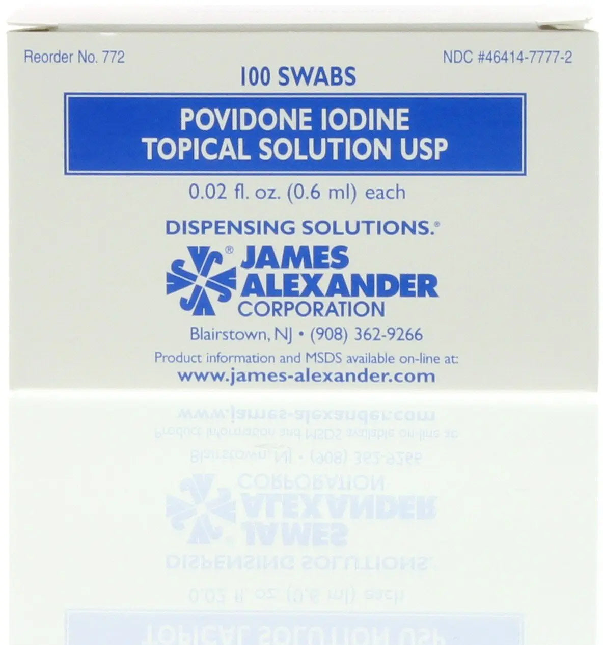 Impregnated Ampule Swab 10% Strength Povidone Iodine Ampule Nonsterile