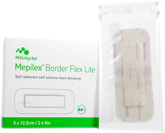 Mepilex Border Flex Lite Silicone Foam Dressing