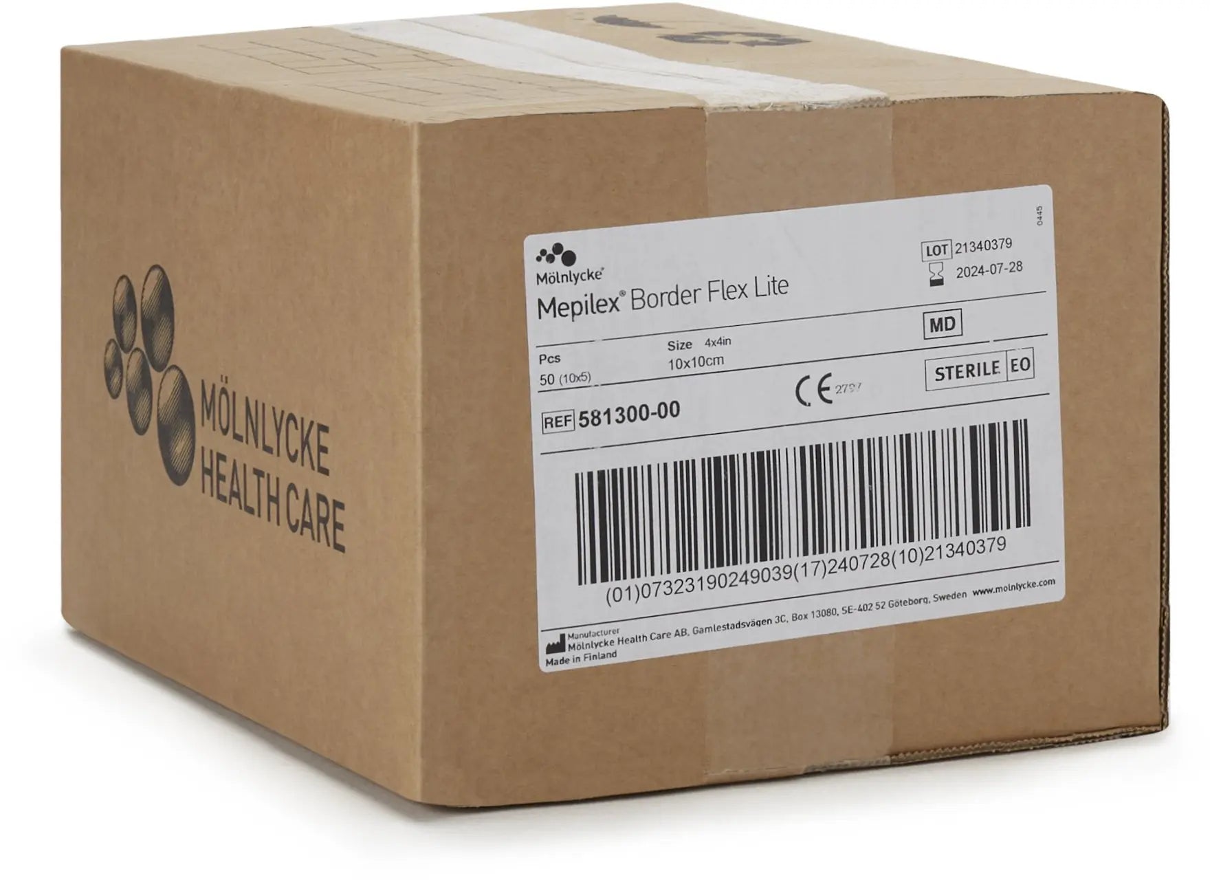 Mepilex Border Flex Lite Silicone Foam Dressing