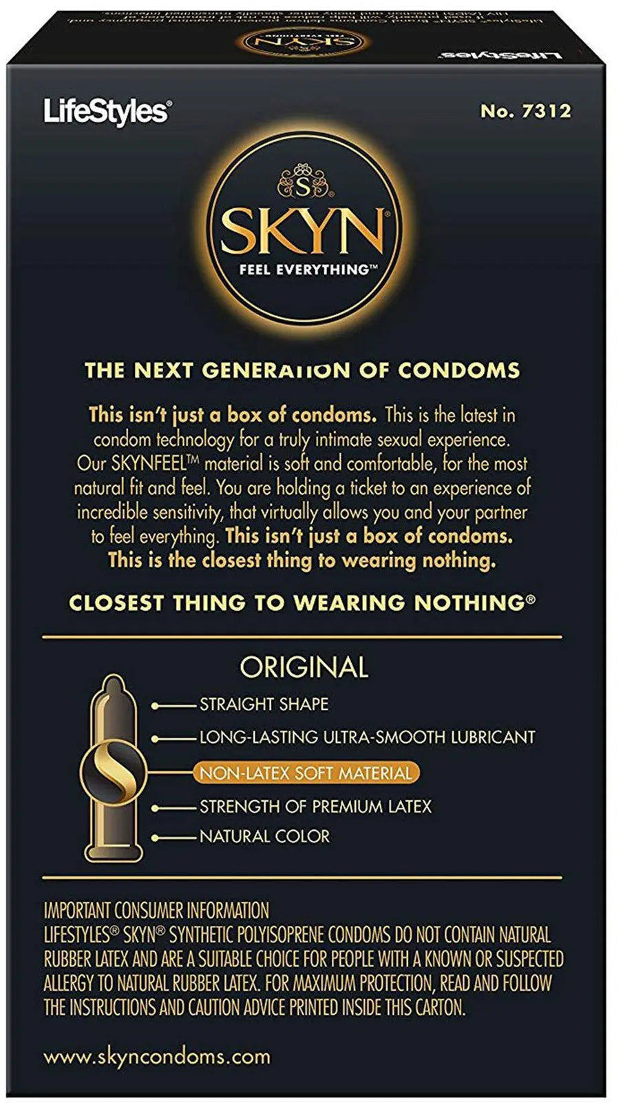 Lifestyles Skyn Condom