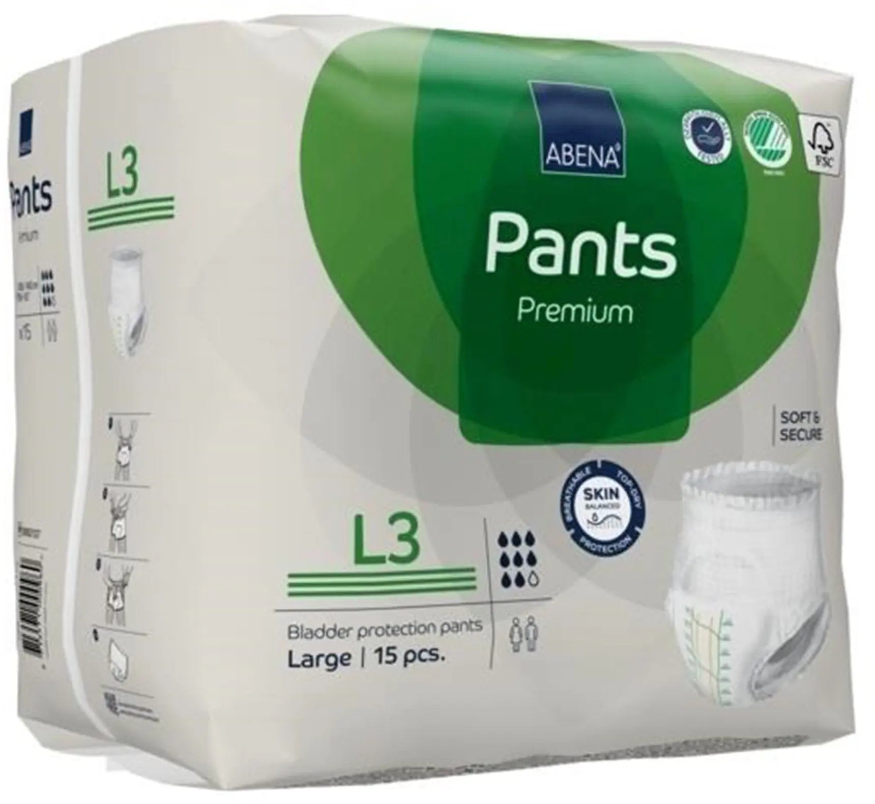 Abena Premium Pants L3 Unisex Adult Absorbent Underwear