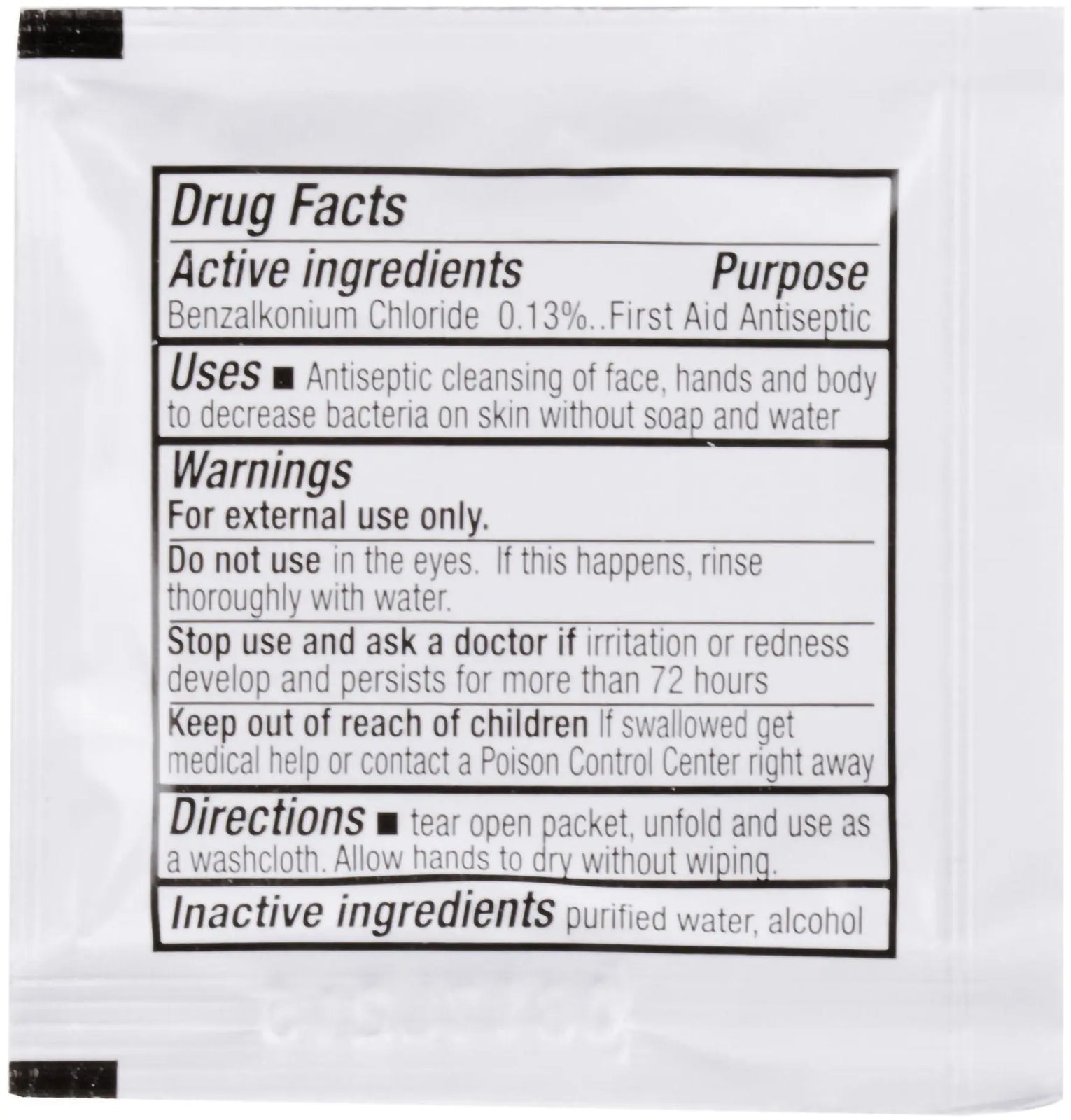 Medi-First Sanitizing Skin Wipe