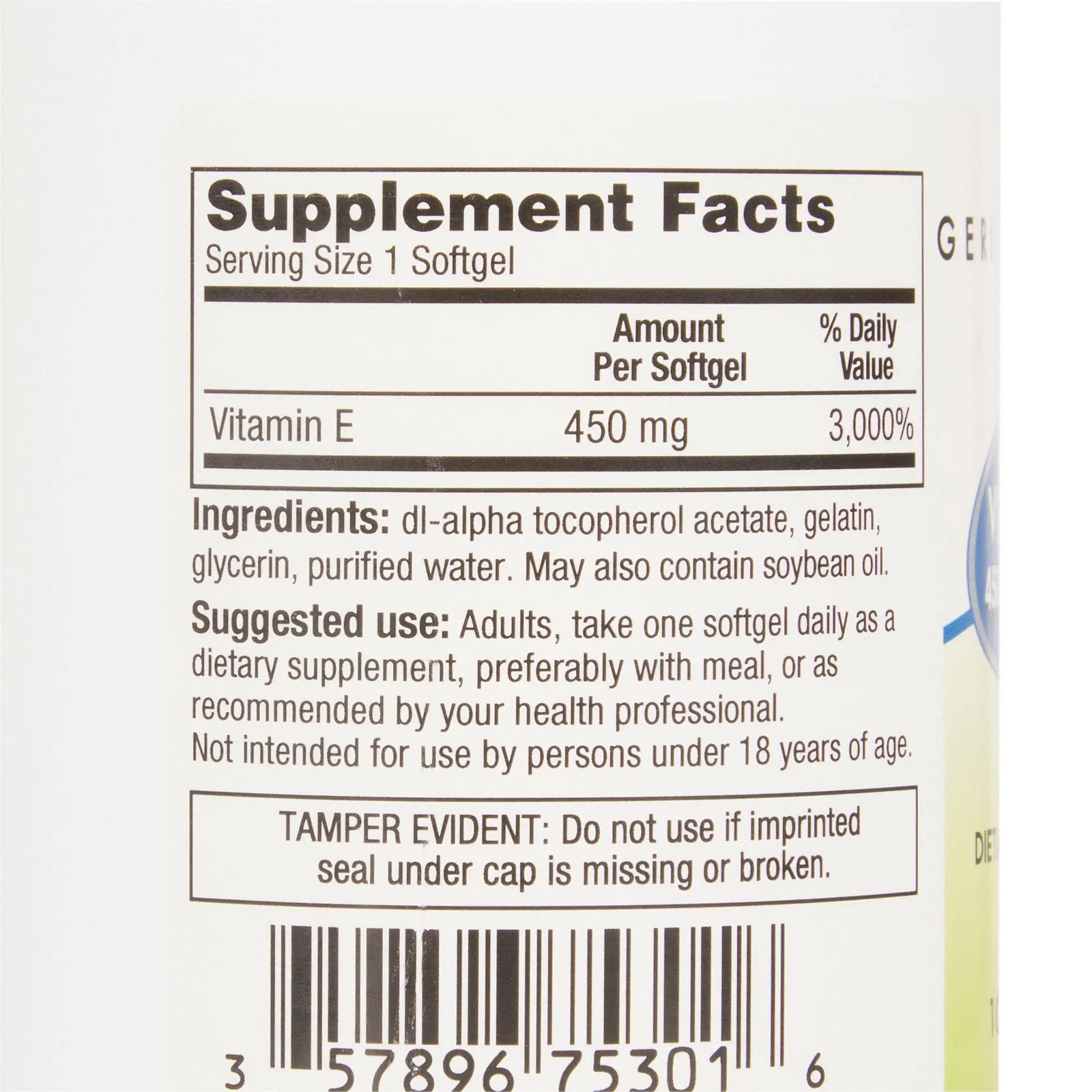 McKesson Brand Vitamin Supplement