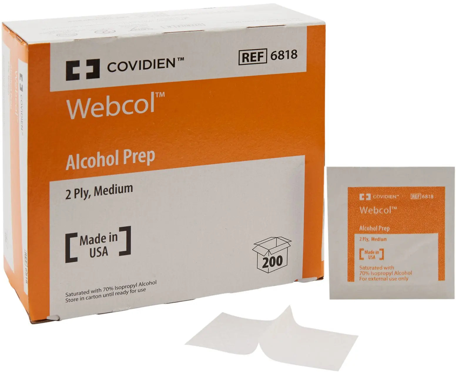 Webcol Alcohol Prep Pad