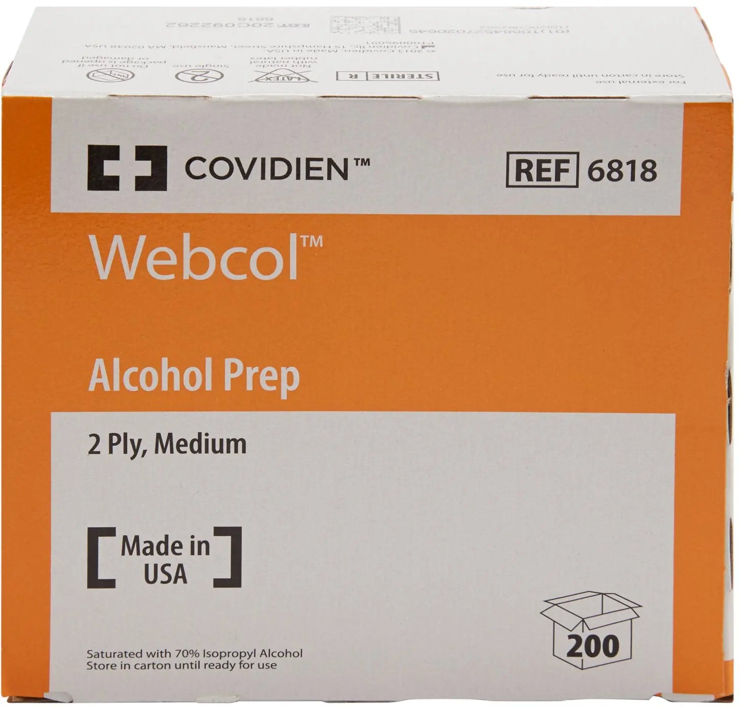 Webcol Alcohol Prep Pad