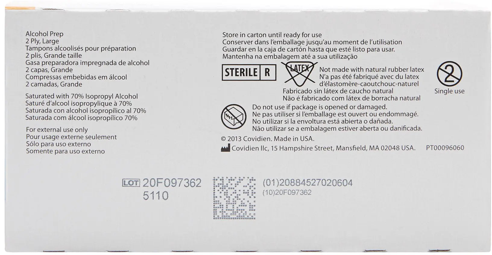 Webcol Alcohol Prep Pad