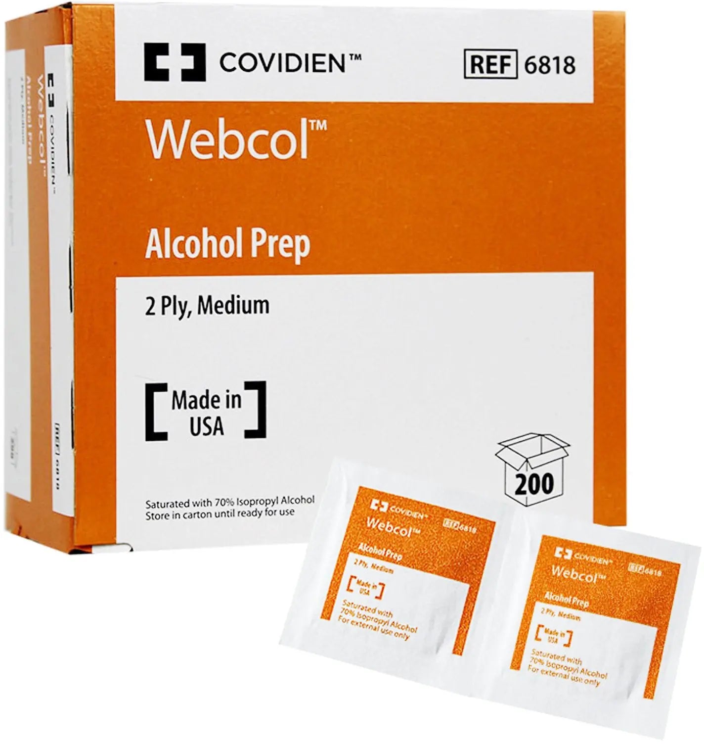 Webcol Alcohol Prep Pad