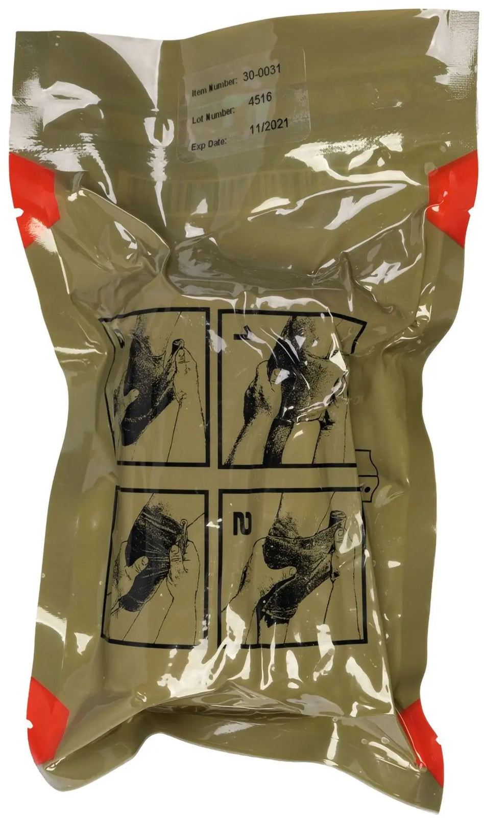 ETD Trauma Pressure Dressing With Wrap