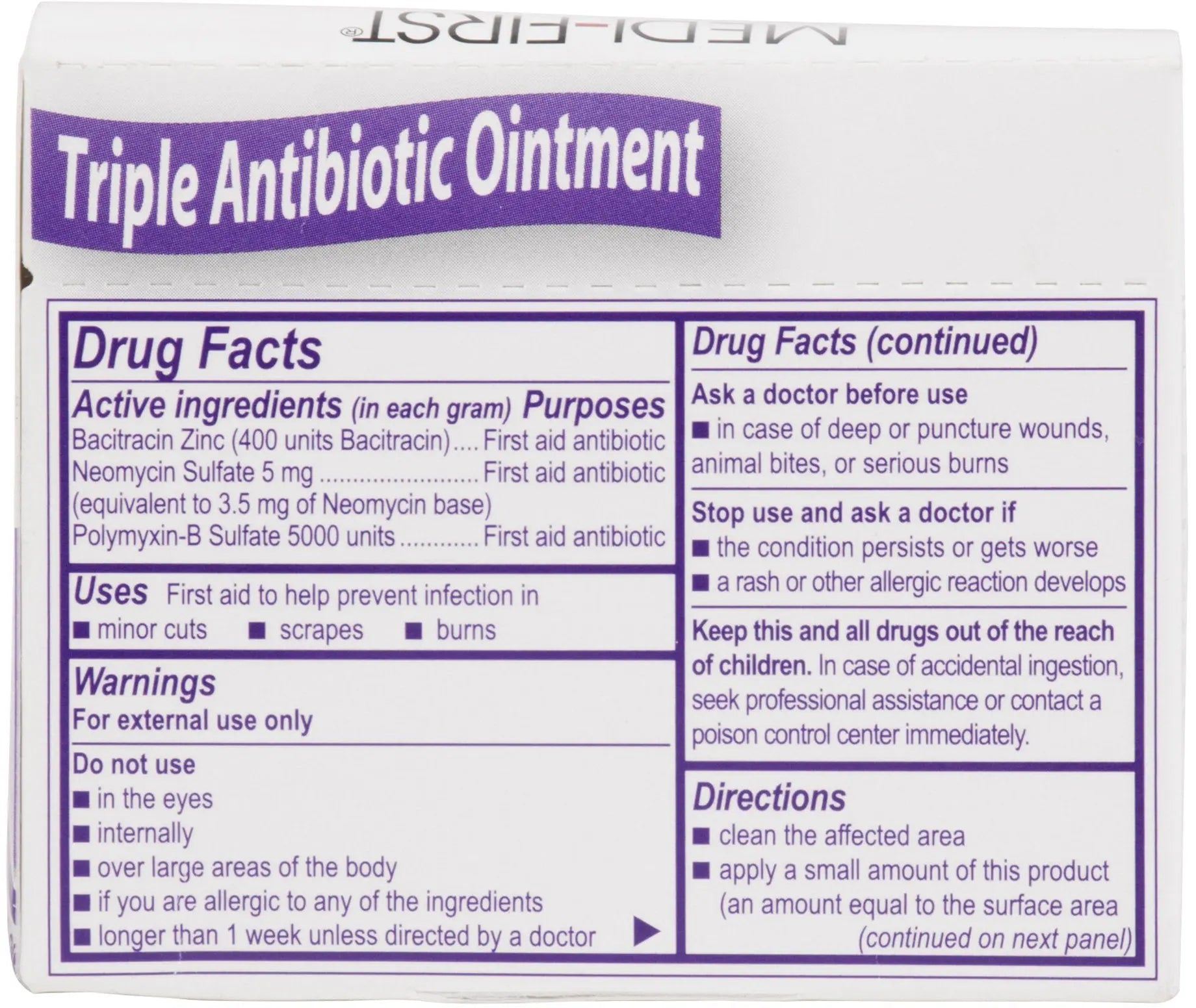 Medi-First First Aid Antibiotic