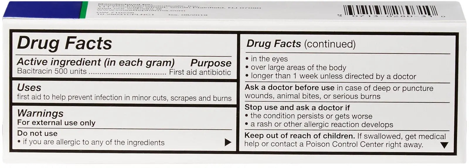 G & W First Aid Antibiotic