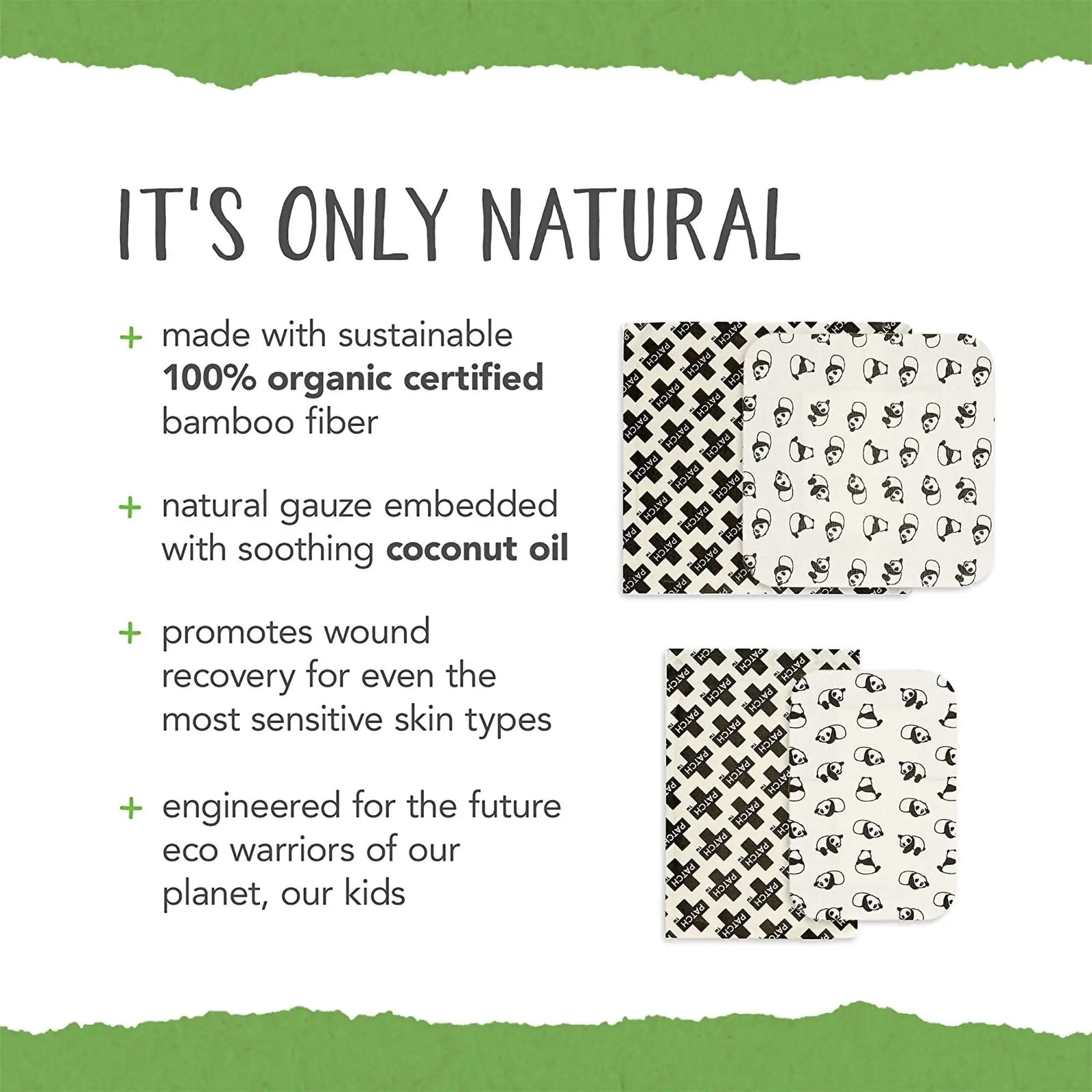 Patch Kids Adhesive Strip With Coconut Oil