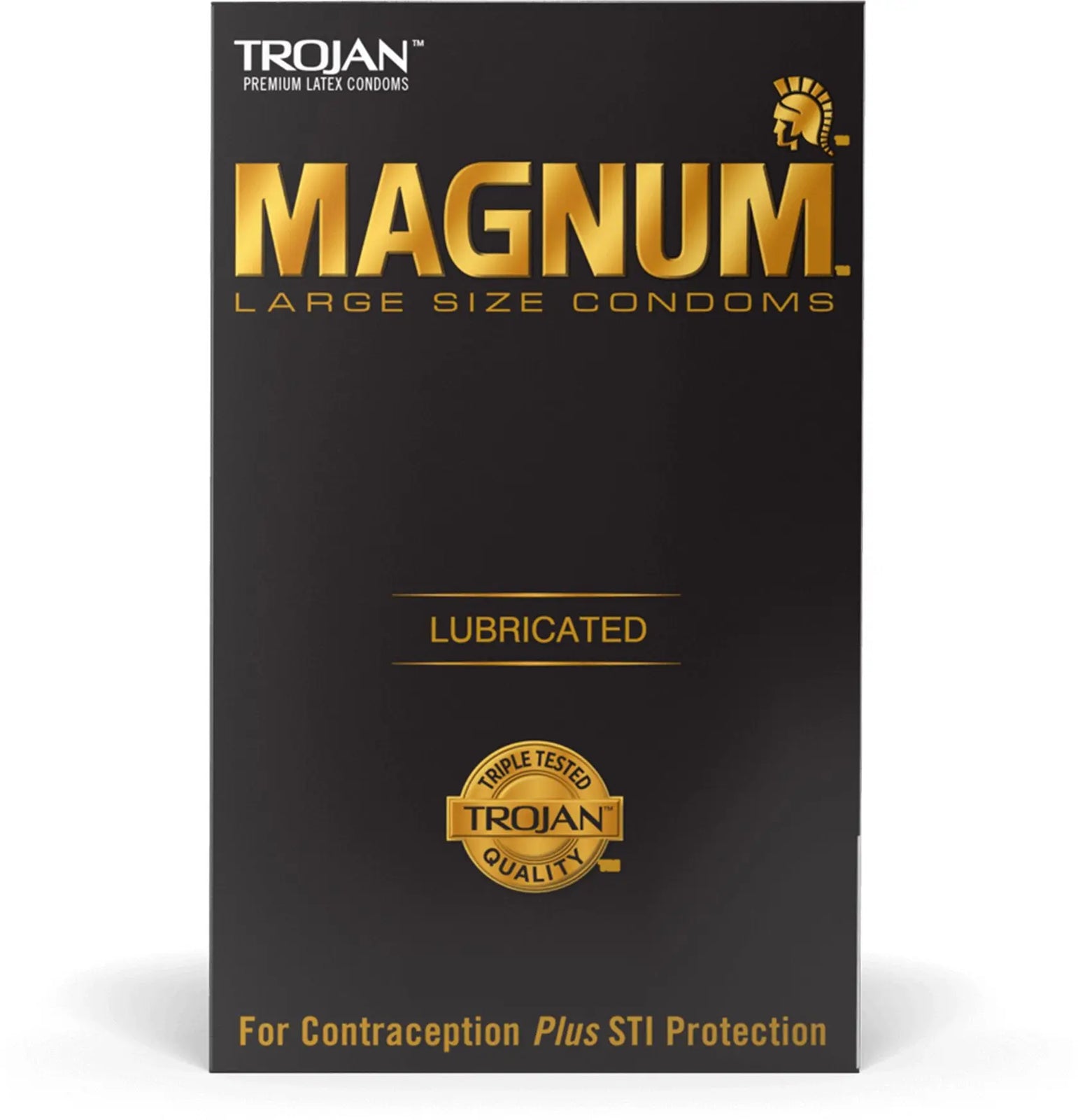 Trojan Magnum Lubricated Condoms, 3/12pk