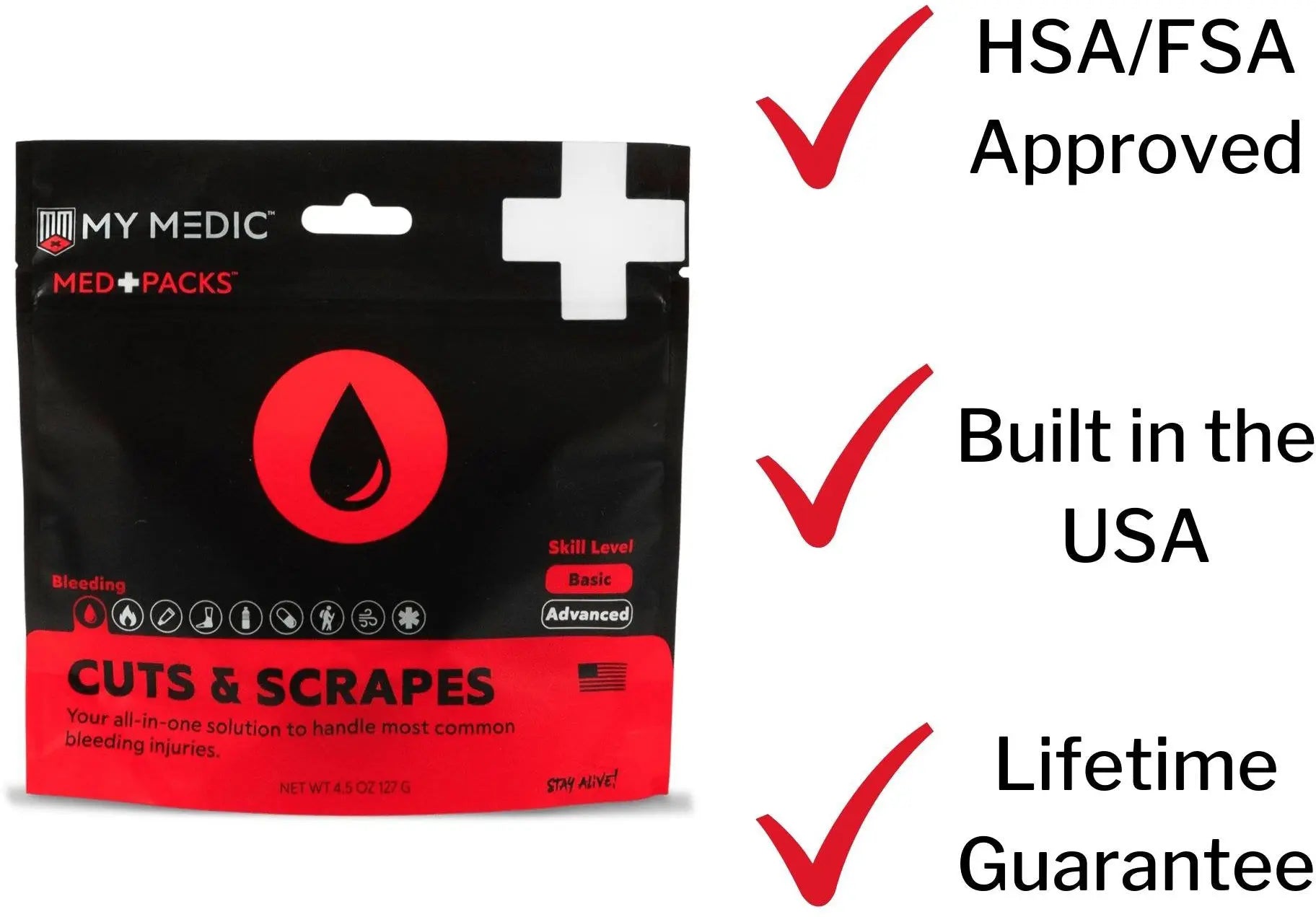 My Medic MED PACKS Cuts and Scrapes First Aid Kit