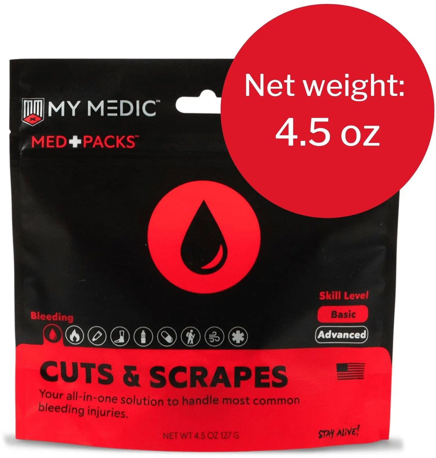 My Medic MED PACKS Cuts and Scrapes First Aid Kit