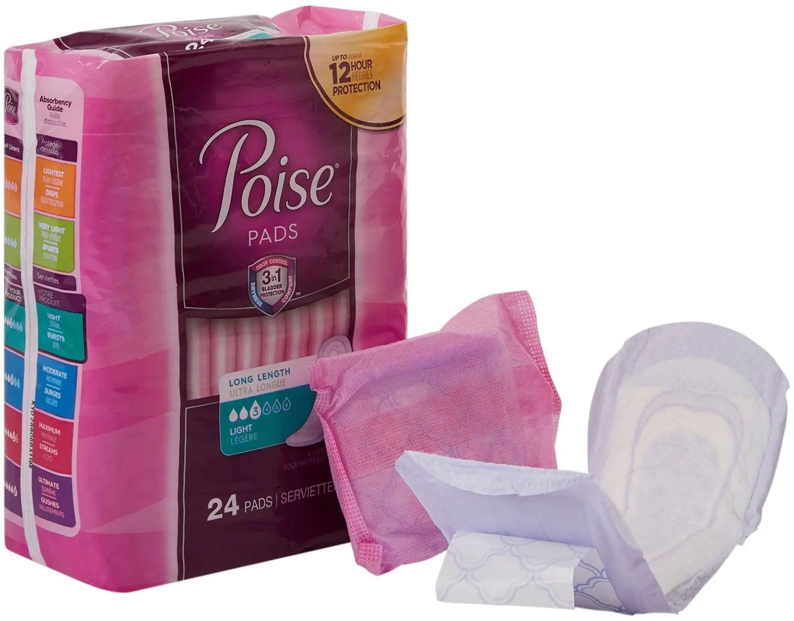Poise Long Length Bladder Control Pad