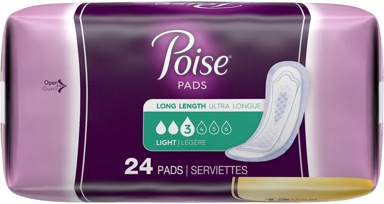 Poise Long Length Bladder Control Pad