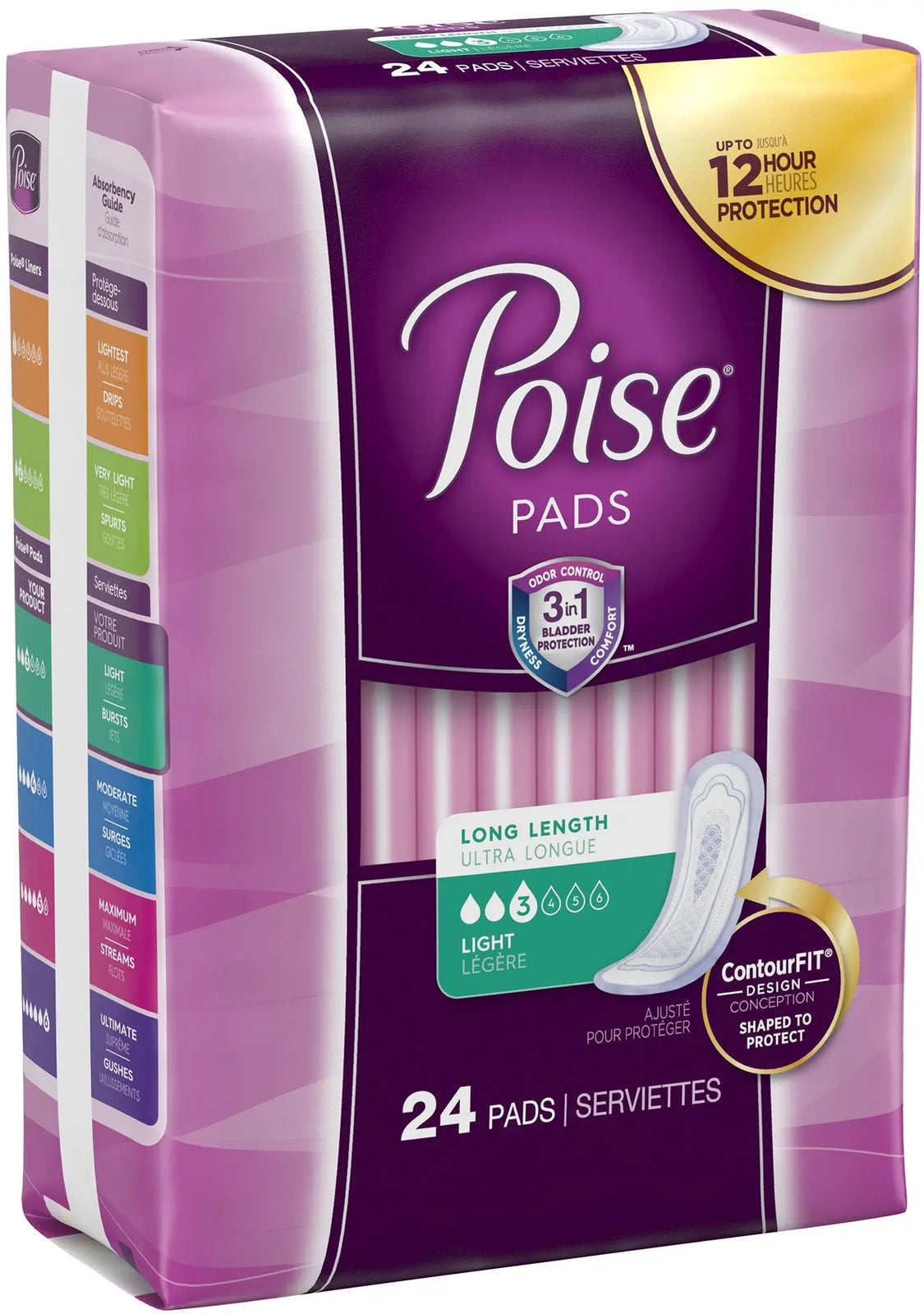 Poise Long Length Bladder Control Pad