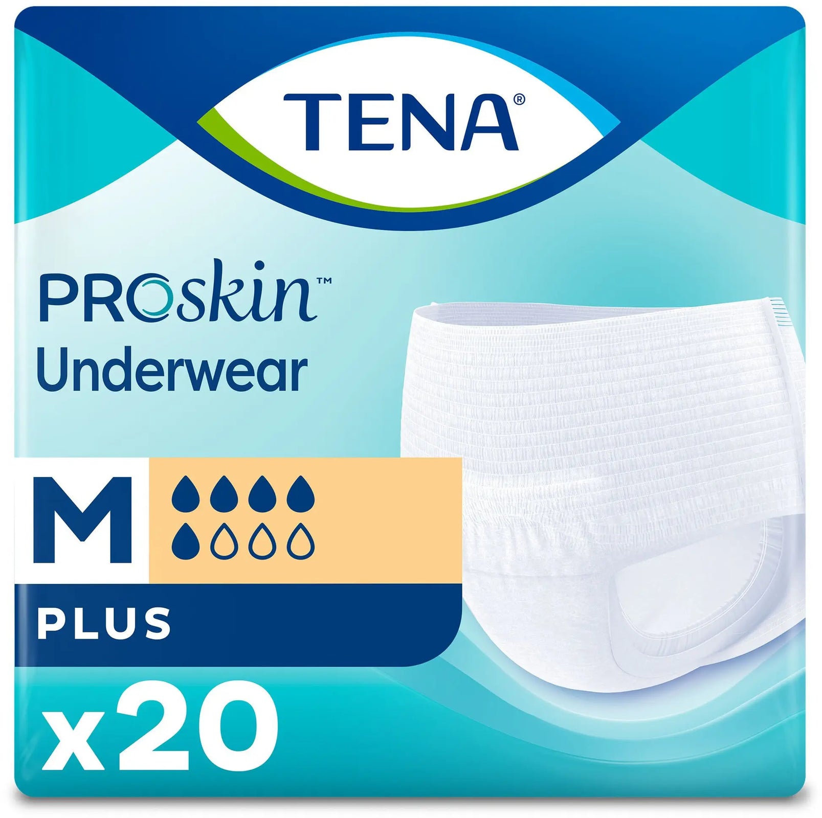 TENA ProSkin Plus Unisex Adult Absorbent Underwear