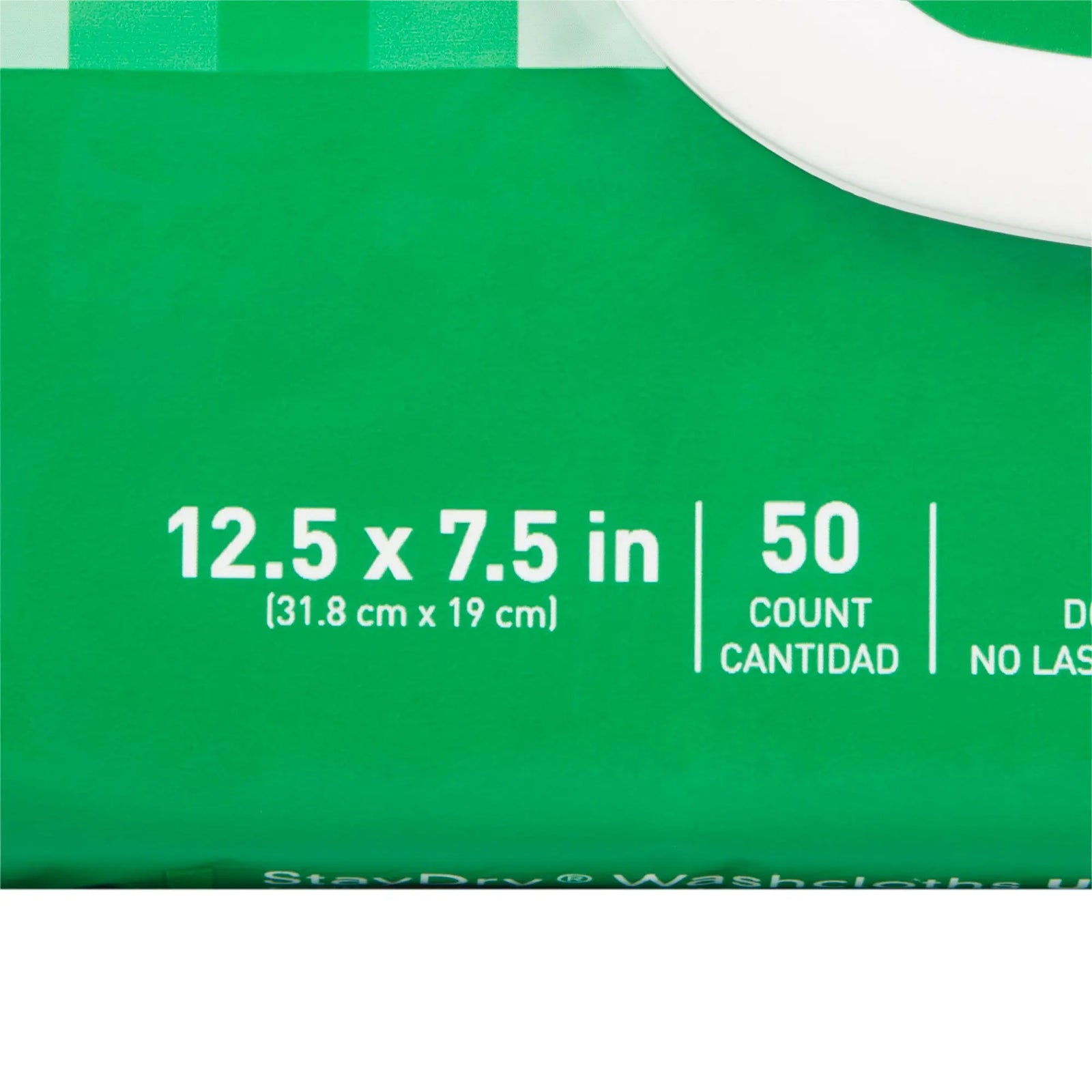 StayDry Unscented Disposable Washcloths with Aloe