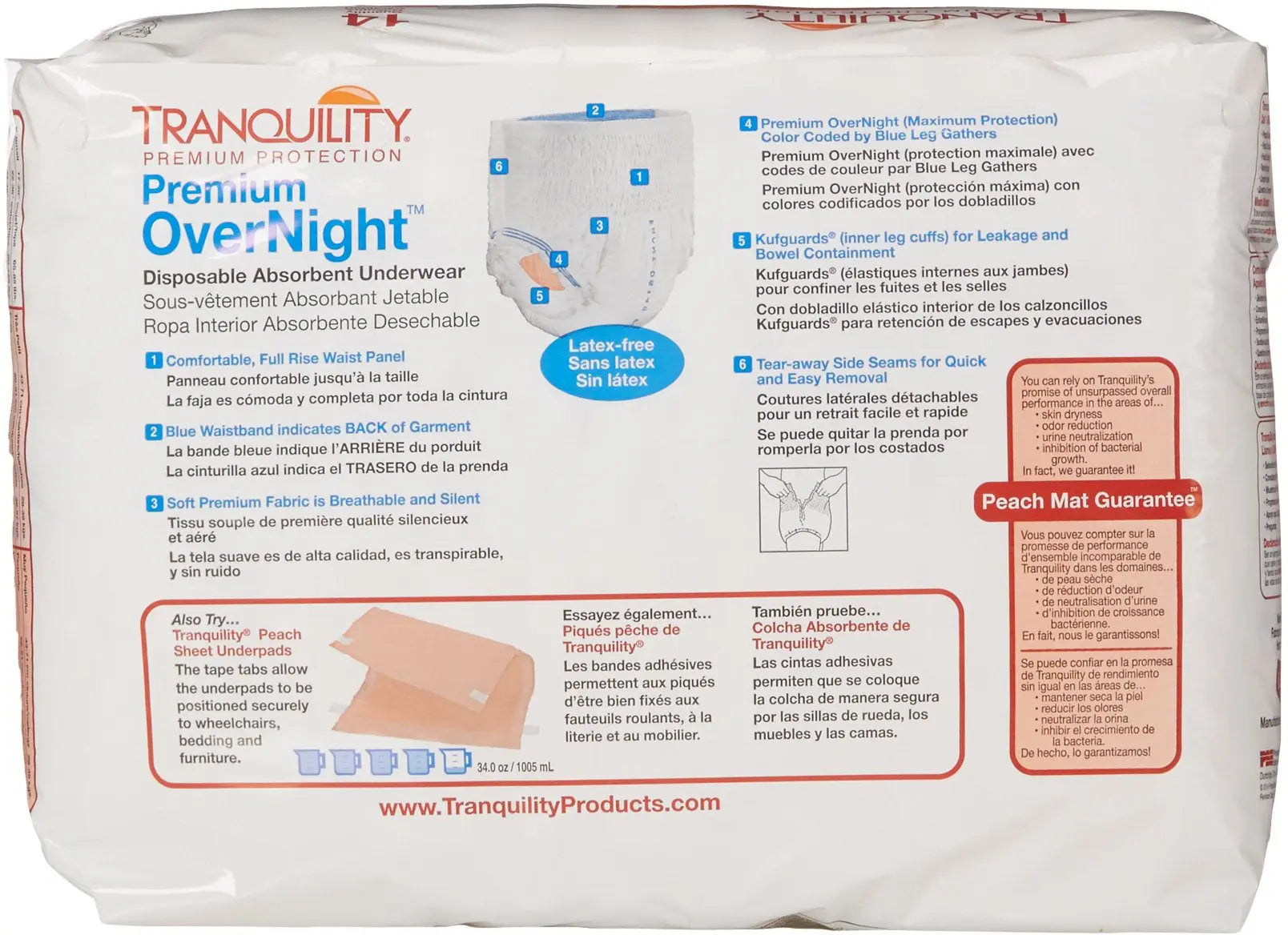 Tranquility Premium OverNight Absorbent Underwear