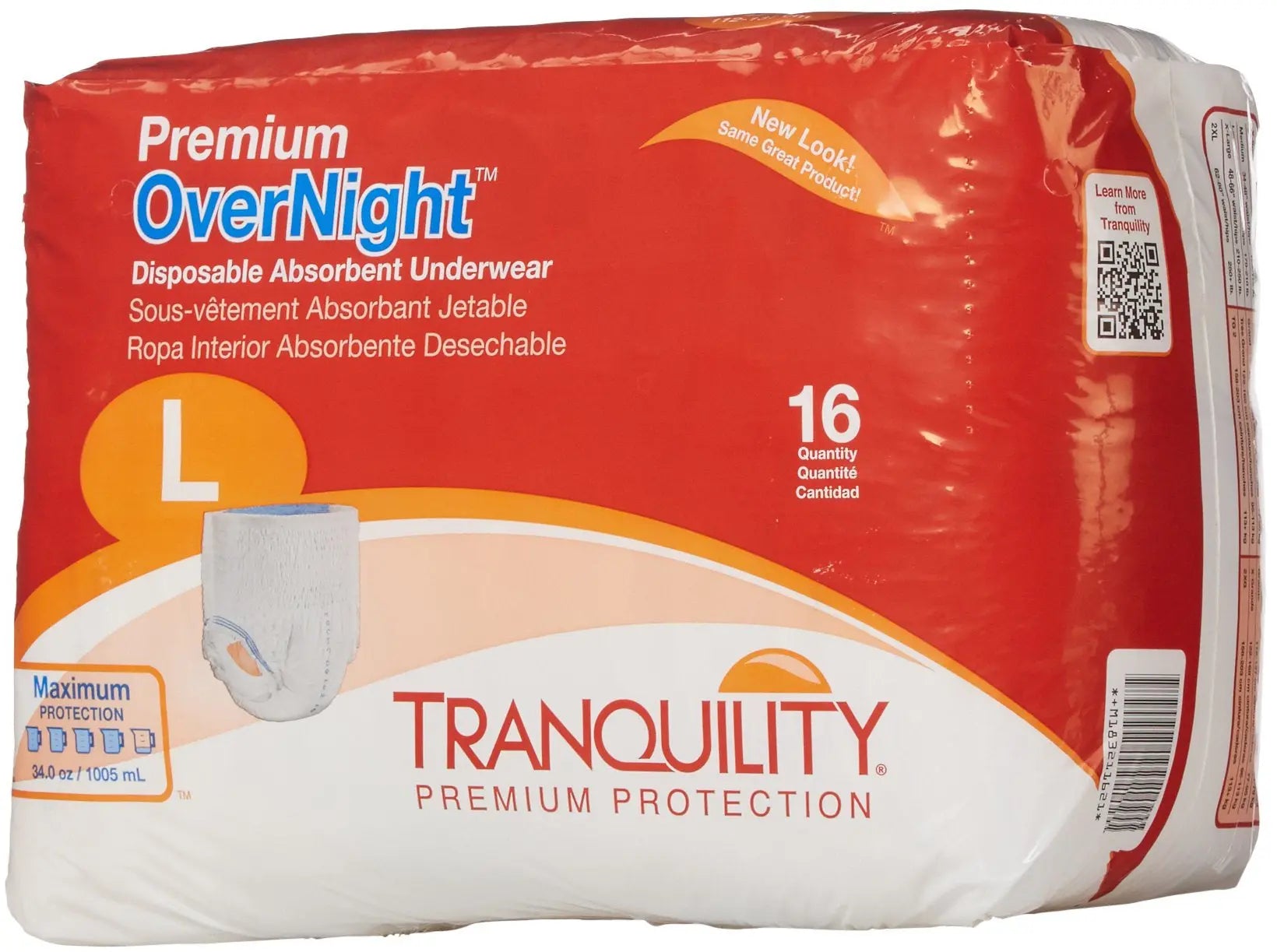 Tranquility Premium OverNight Absorbent Underwear