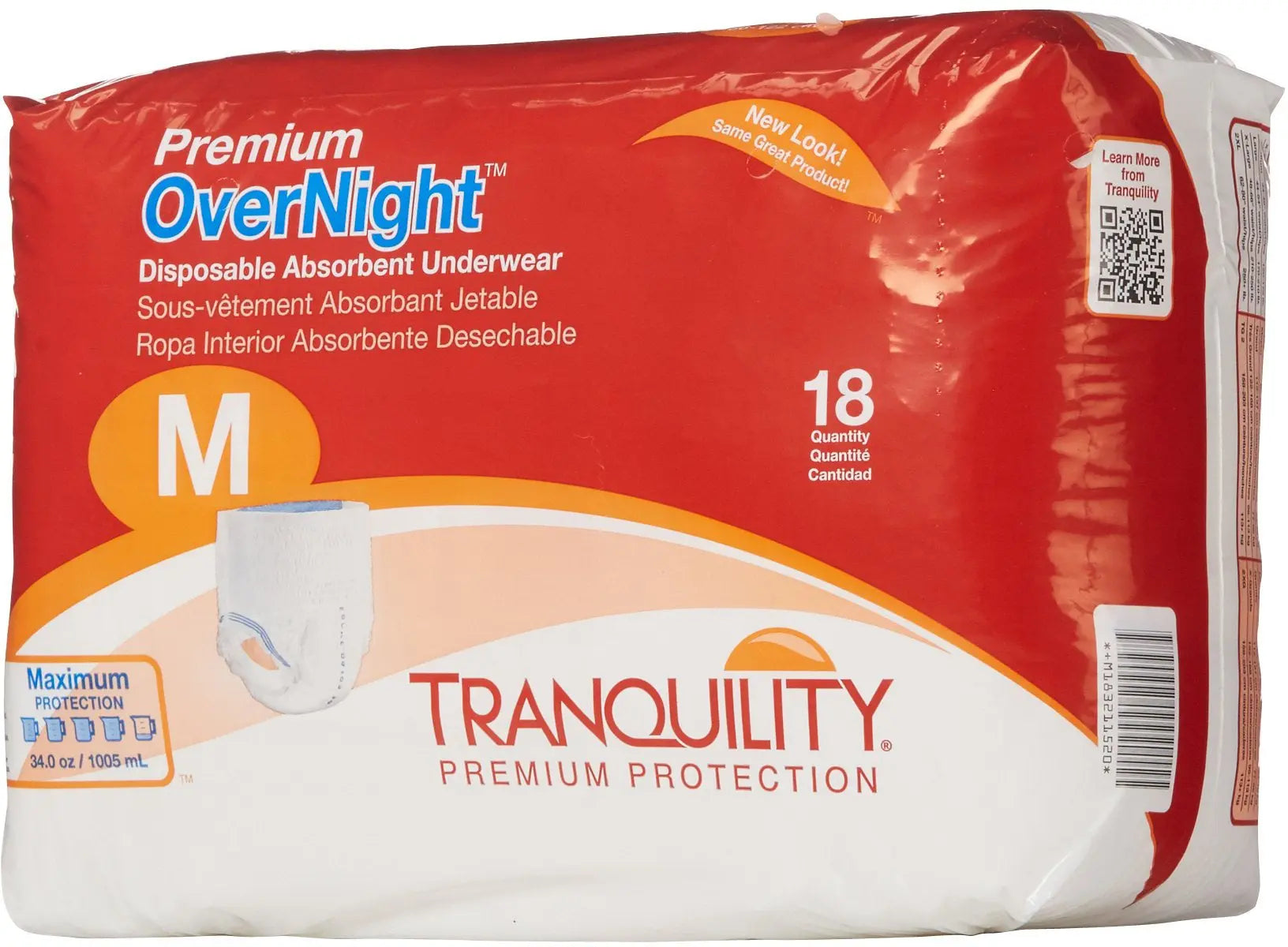 Tranquility Premium OverNight Absorbent Underwear
