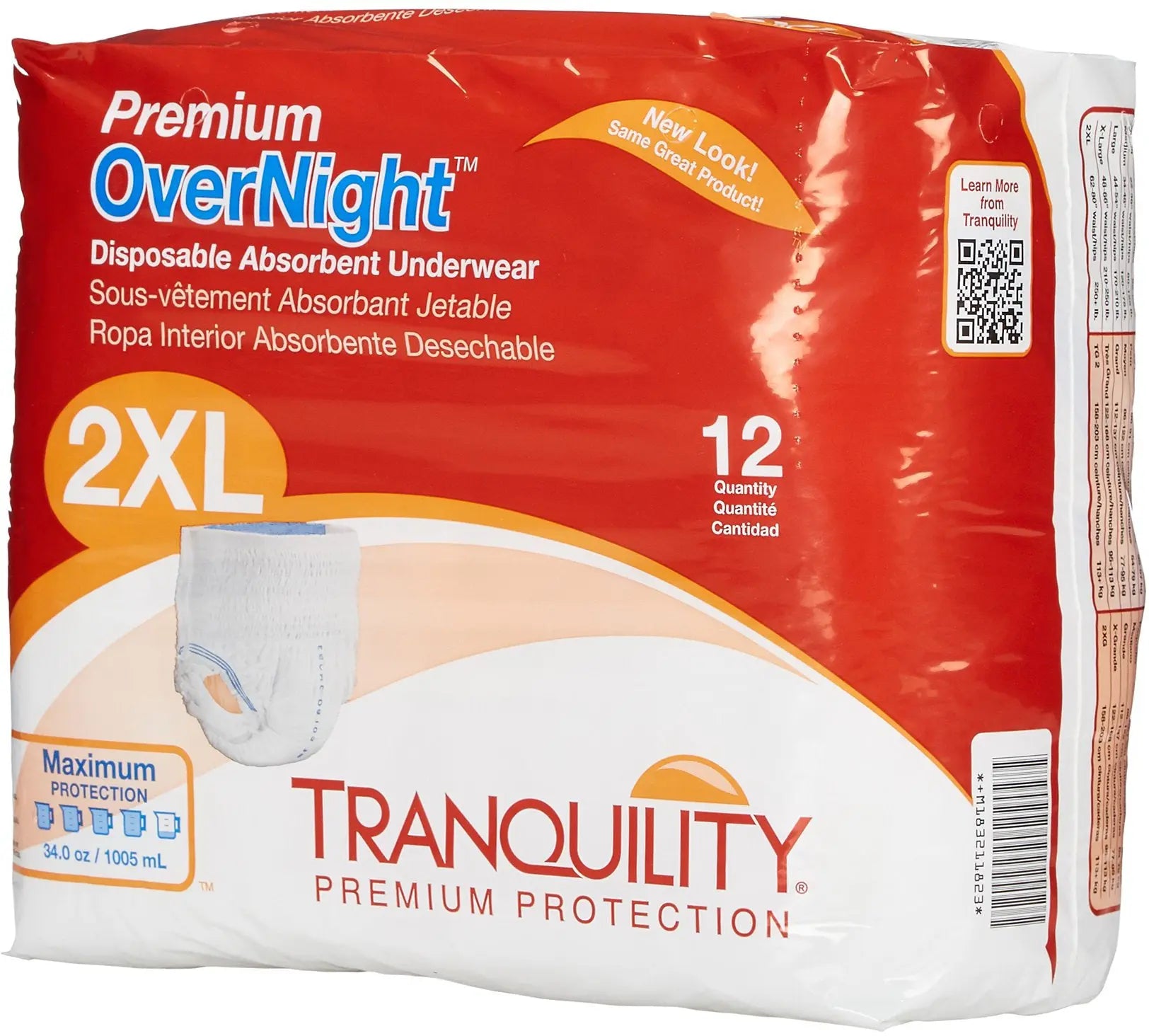 Tranquility Premium OverNight Absorbent Underwear
