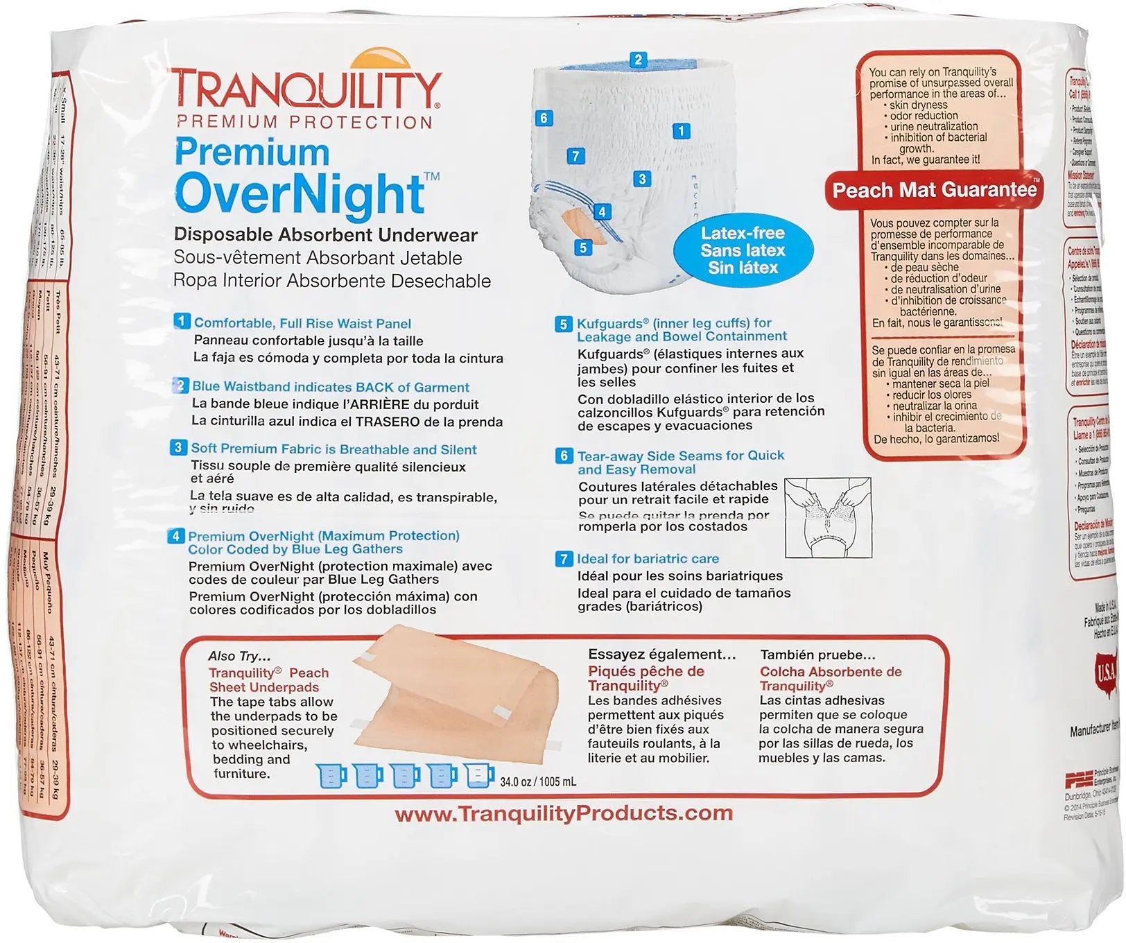 Tranquility Premium OverNight Absorbent Underwear